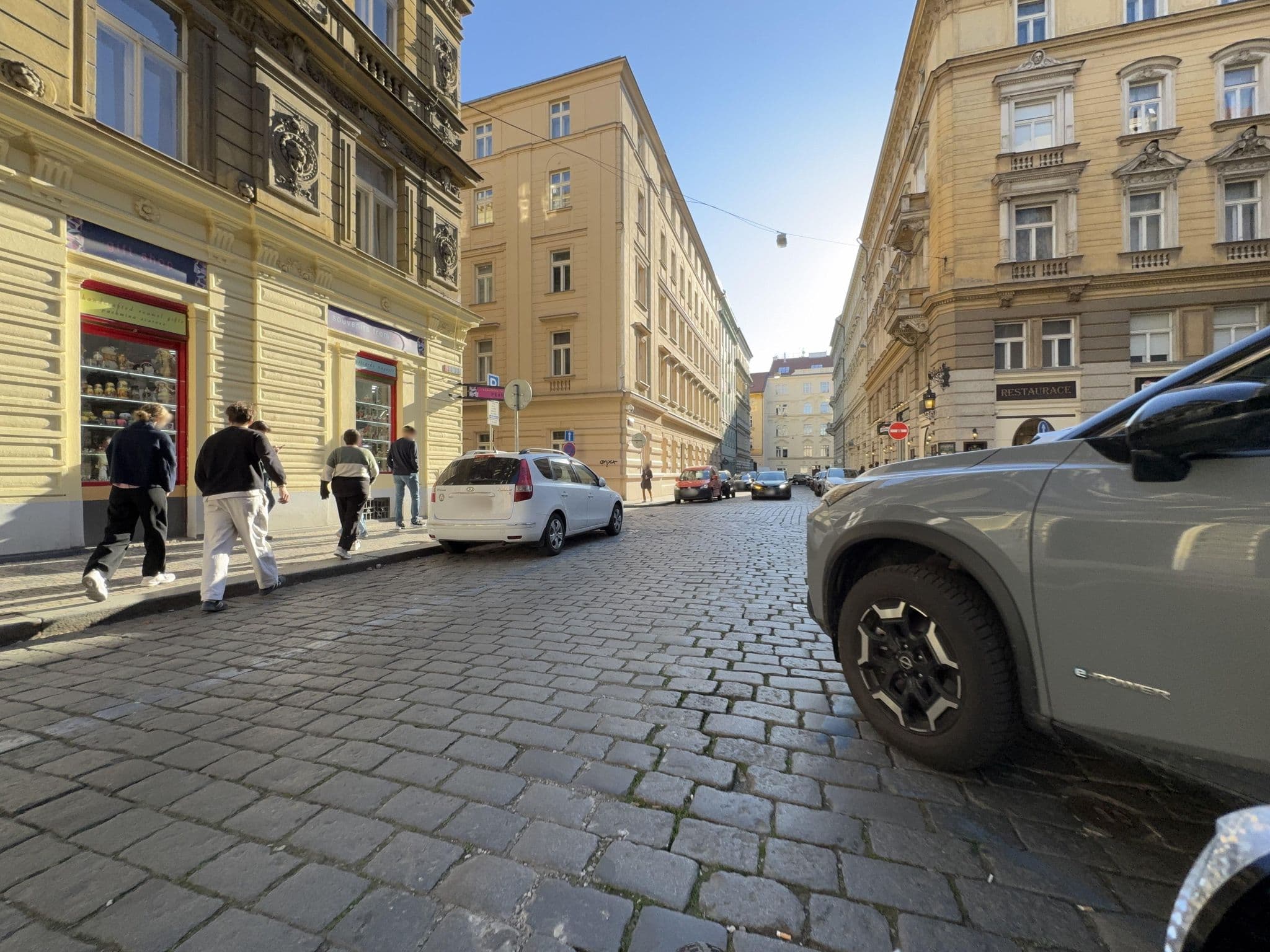 Street view near Hotel CUBE Prague, Nové Město