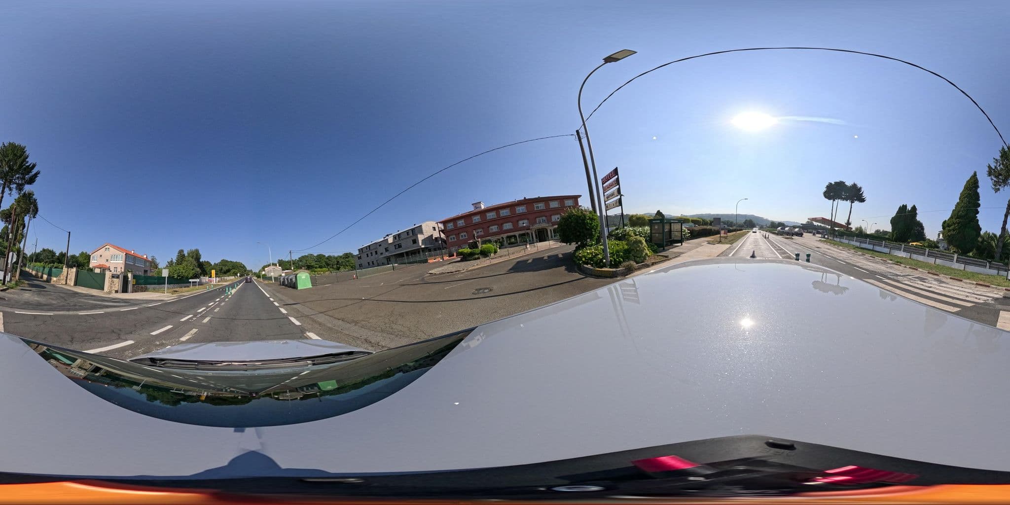 Street view near Hotel Rest. Garcas, Santiago de Compostela — © yannakis (CC BY-SA · Mapillary)