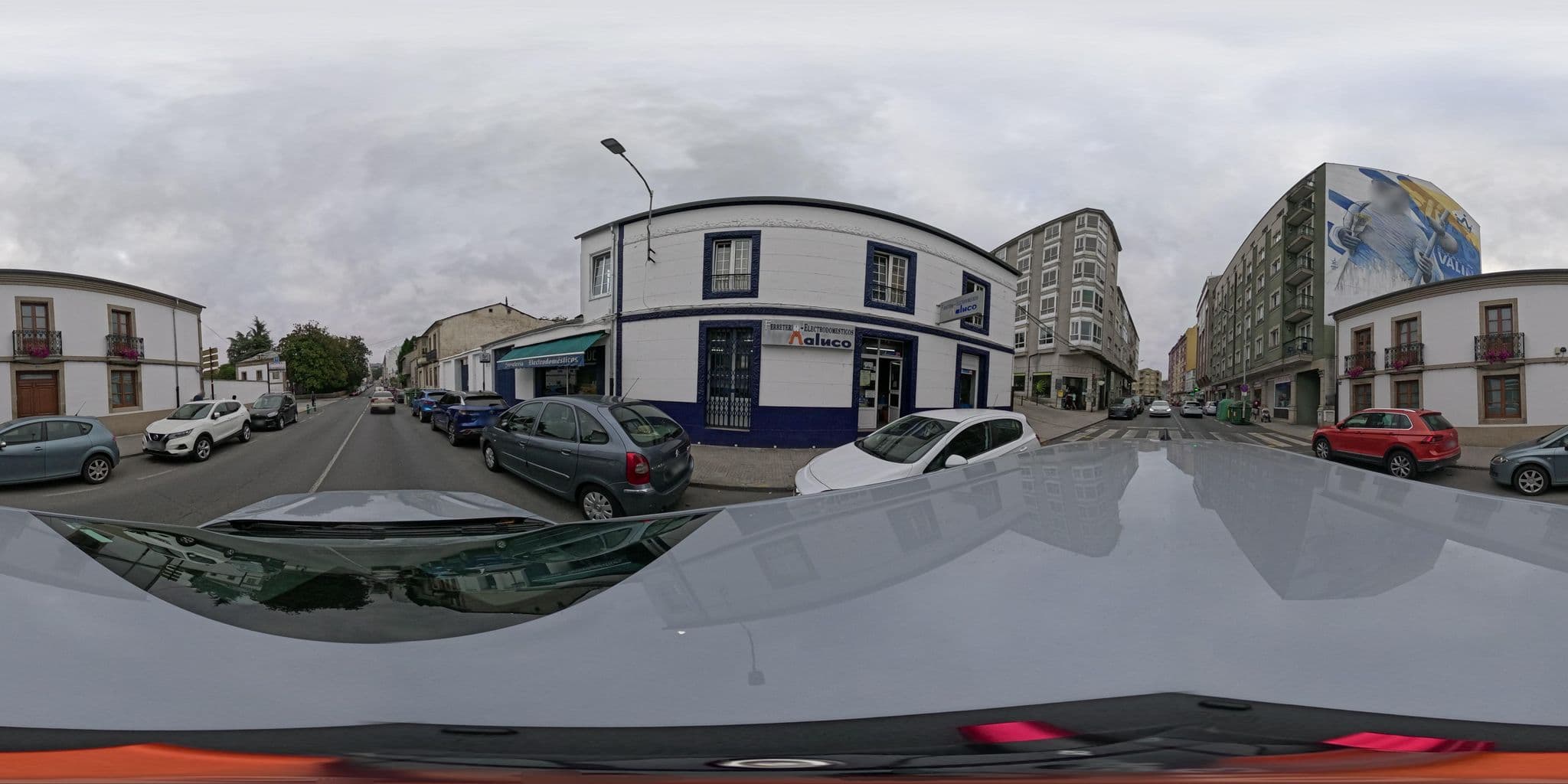 Street view near Pensión O Camiño, Samos — © yannakis (CC BY-SA · Mapillary)