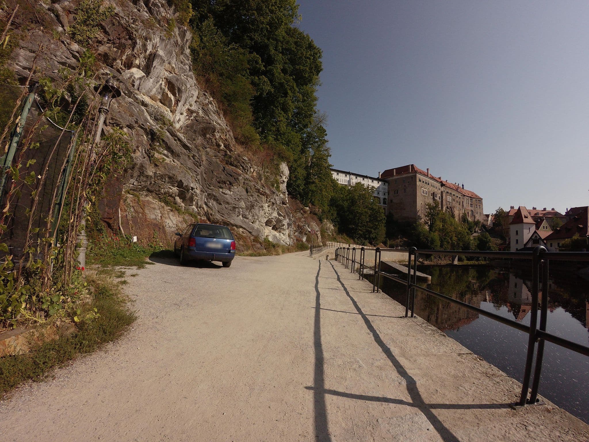 Street view near Pension Labyrint, Český Krumlov
