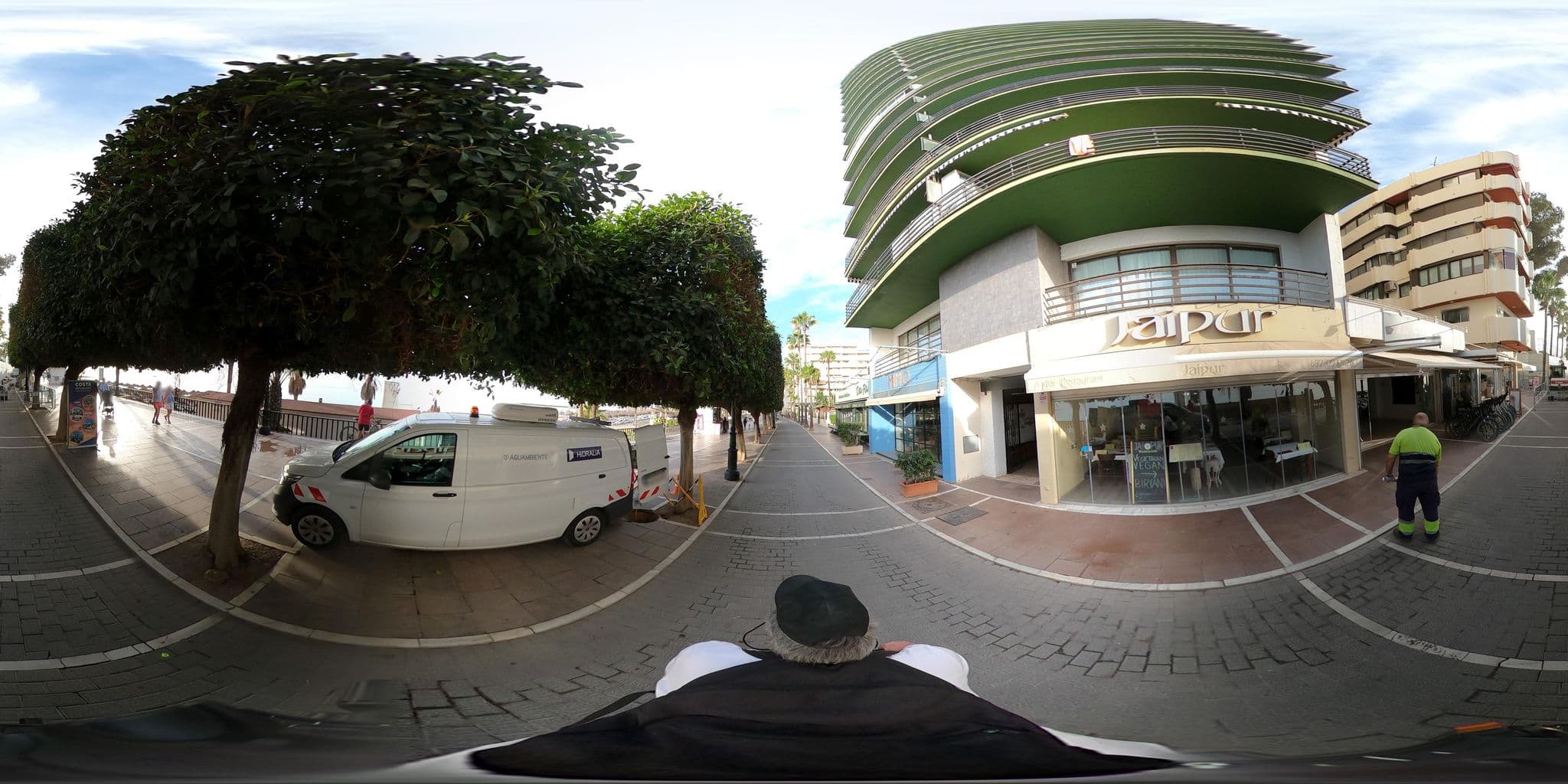 Street view near Apartamentos Mediterraneo, Marbella — © jcpablo (CC BY-SA · Mapillary)