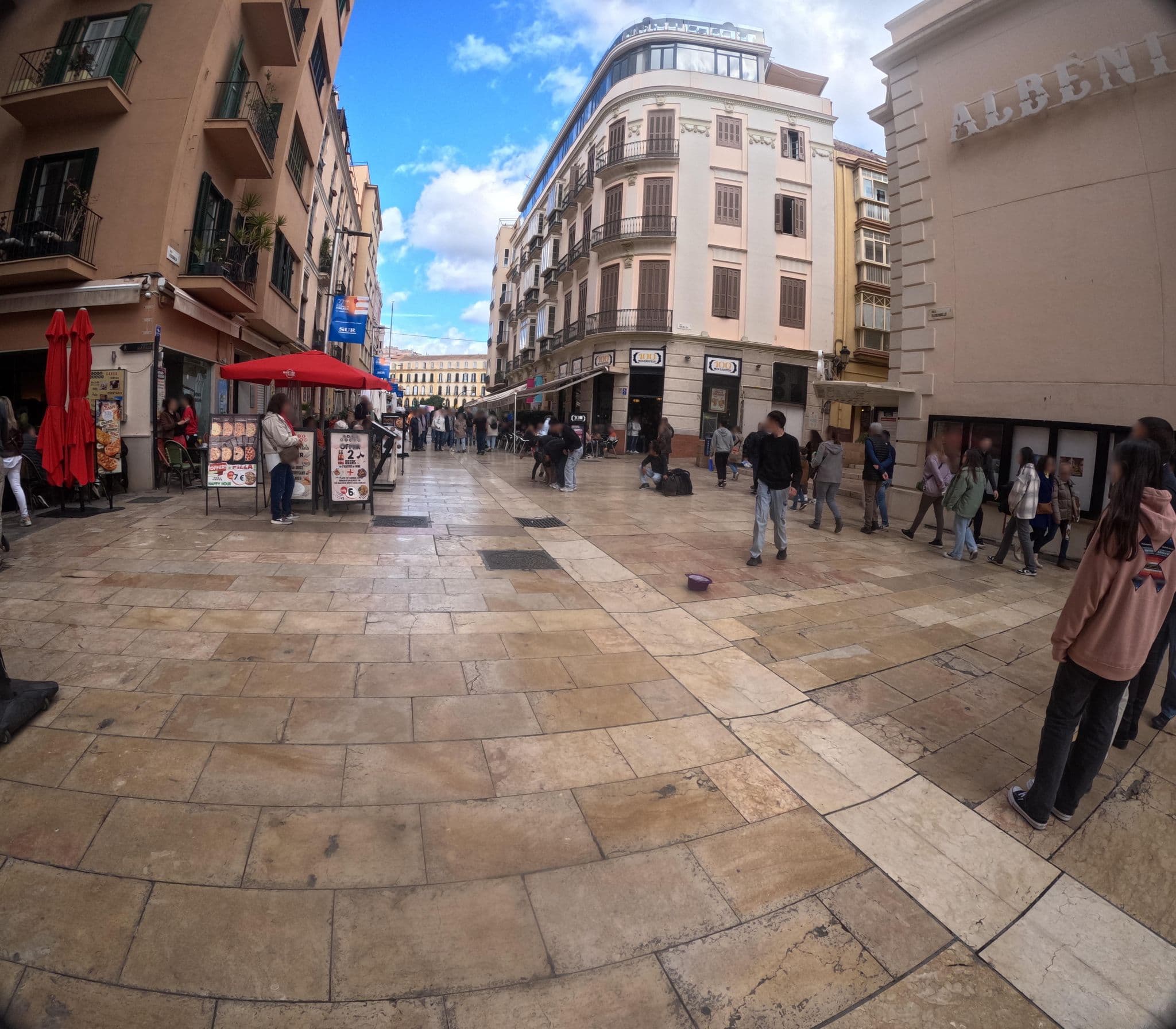 Street view near Alcazaba Premium Hostel, Málaga — © filipc (CC BY-SA · Mapillary)