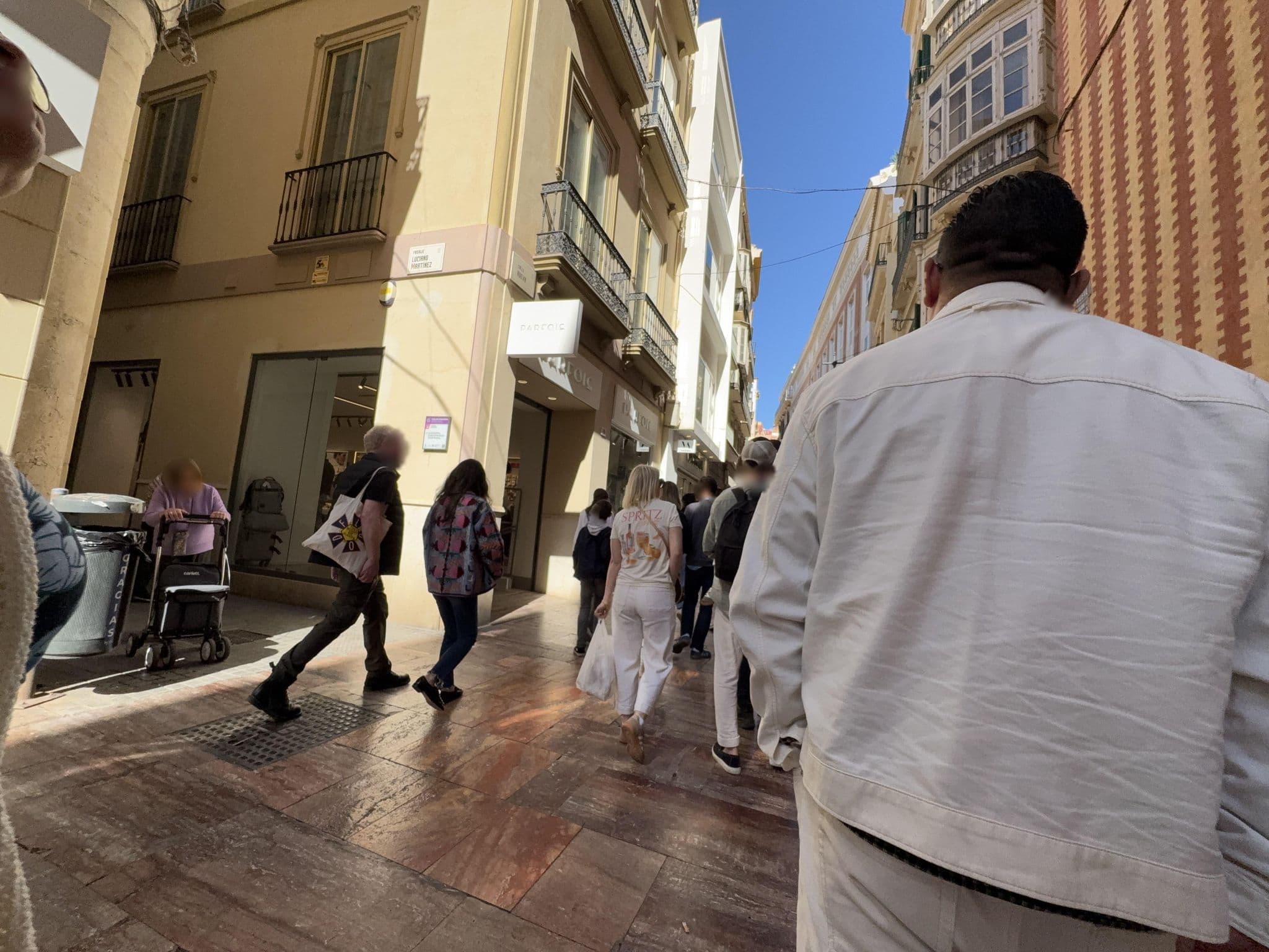 Street view near Maria's Airbnb, Málaga — © tumblecow (CC BY-SA · Mapillary)