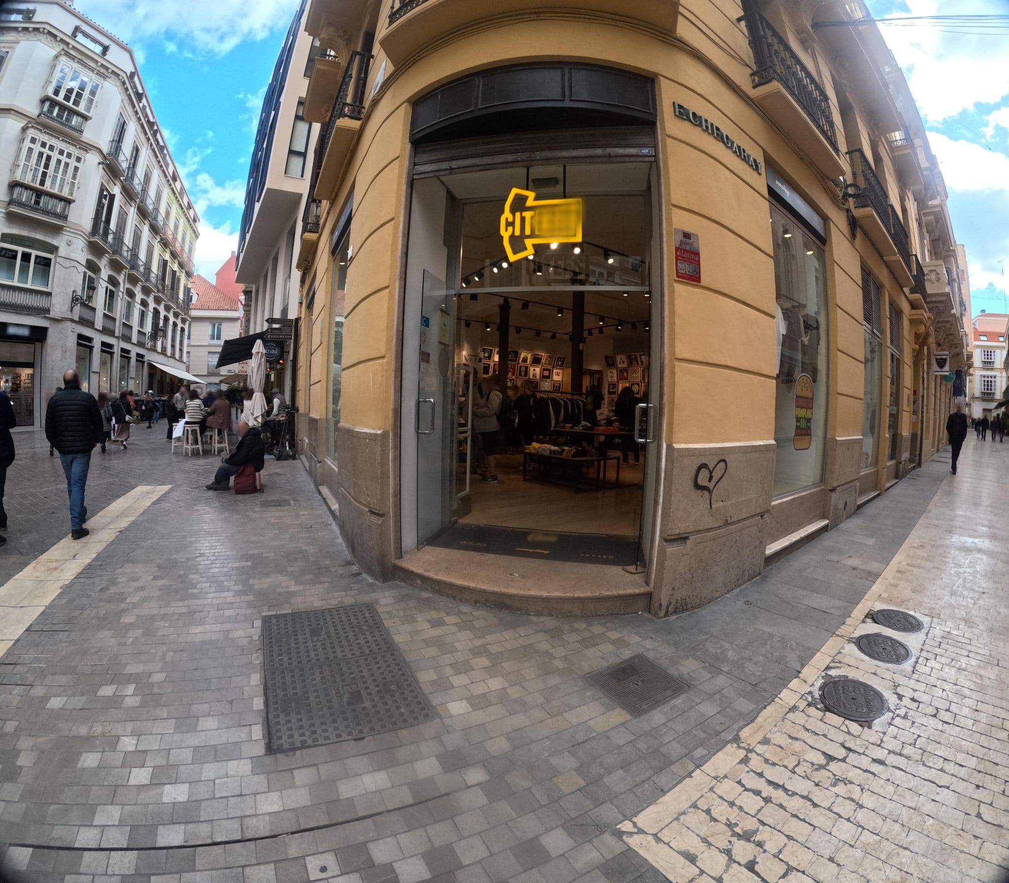 Street view near Echegaray Suites, Málaga — © filipc (CC BY-SA · Mapillary)