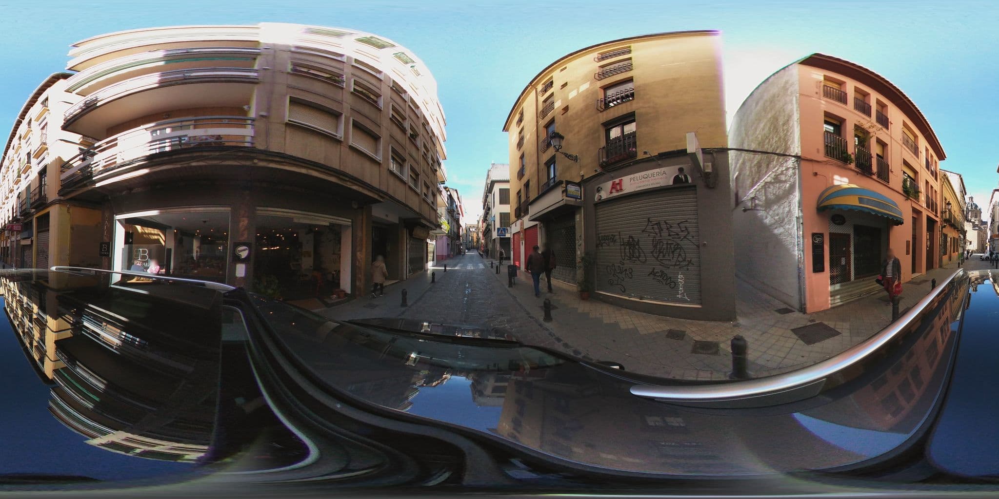 Street view near Cathedral Rooms and Apartments, Granada — © rainerup (CC BY-SA · Mapillary)