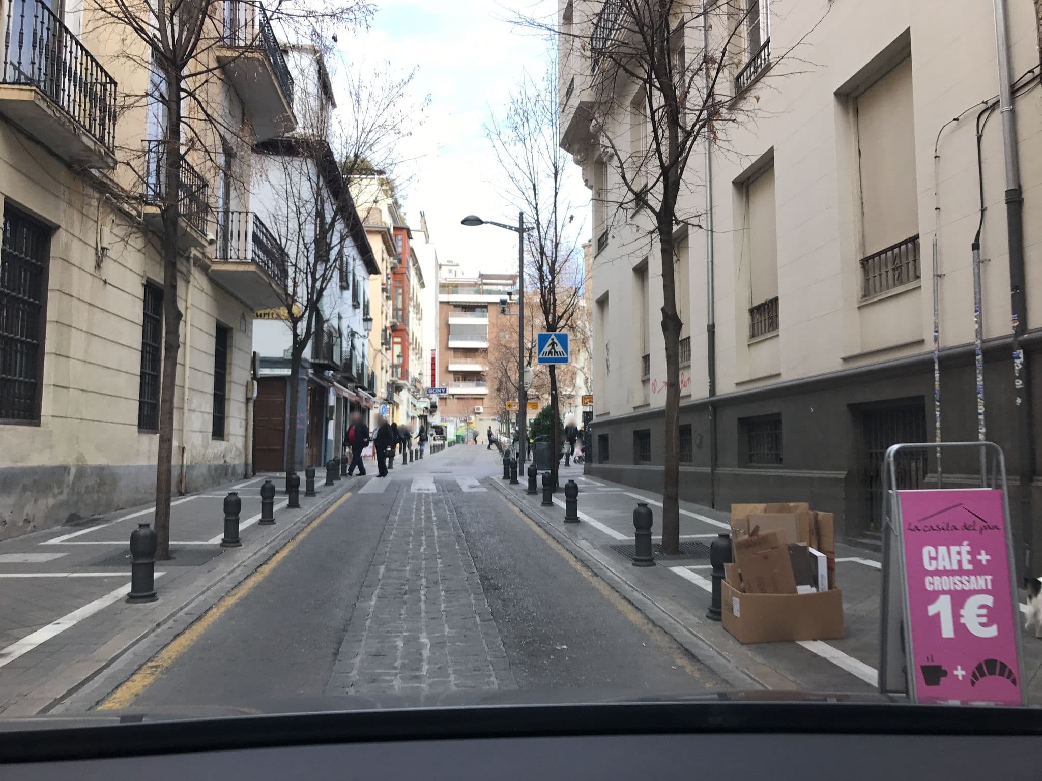 Street view near Hotel Reina Cristina, Granada — © rainerup (CC BY-SA · Mapillary)