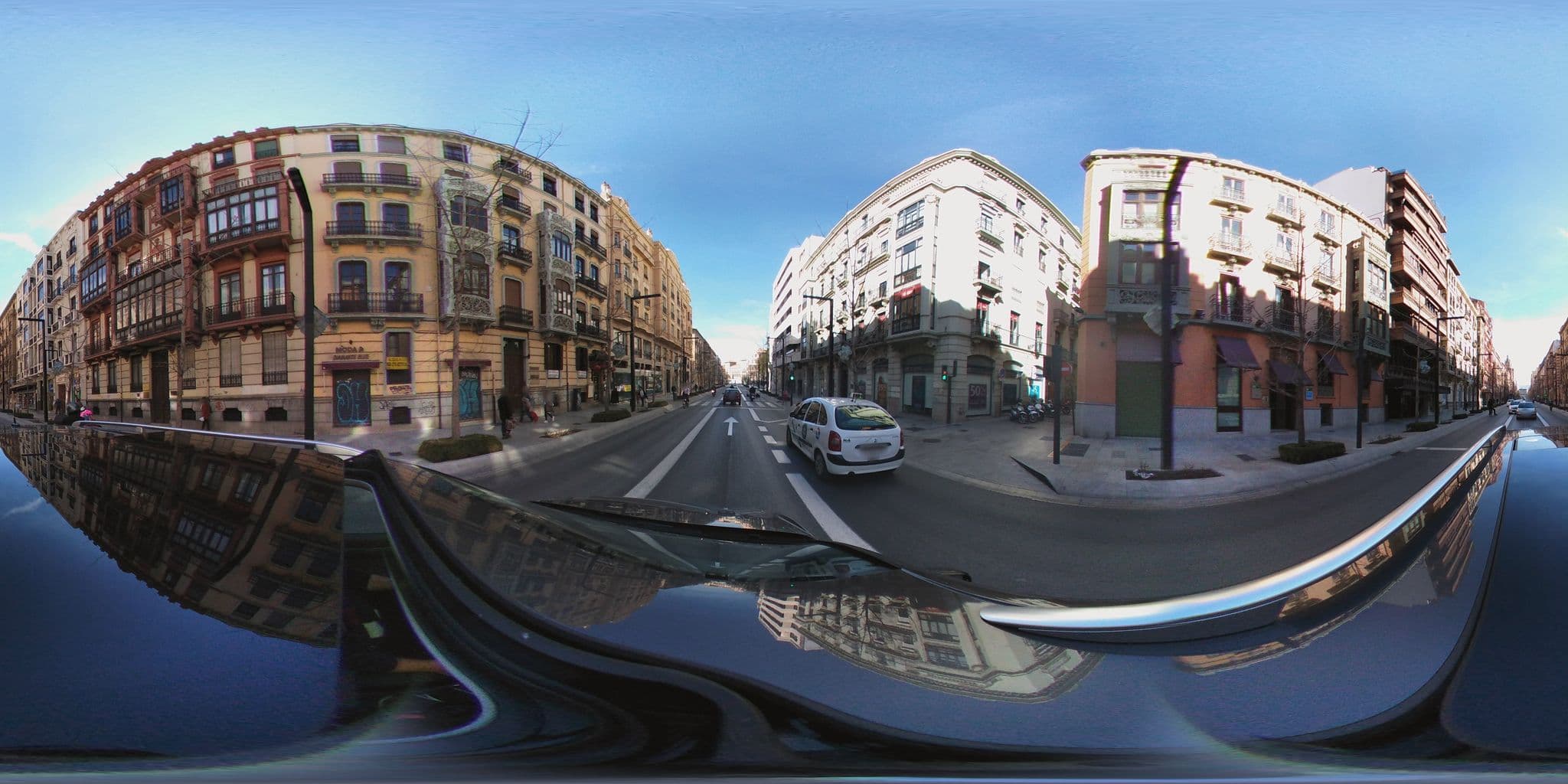 Street view near Hostal Atenas Granada, Granada — © rainerup (CC BY-SA · Mapillary)