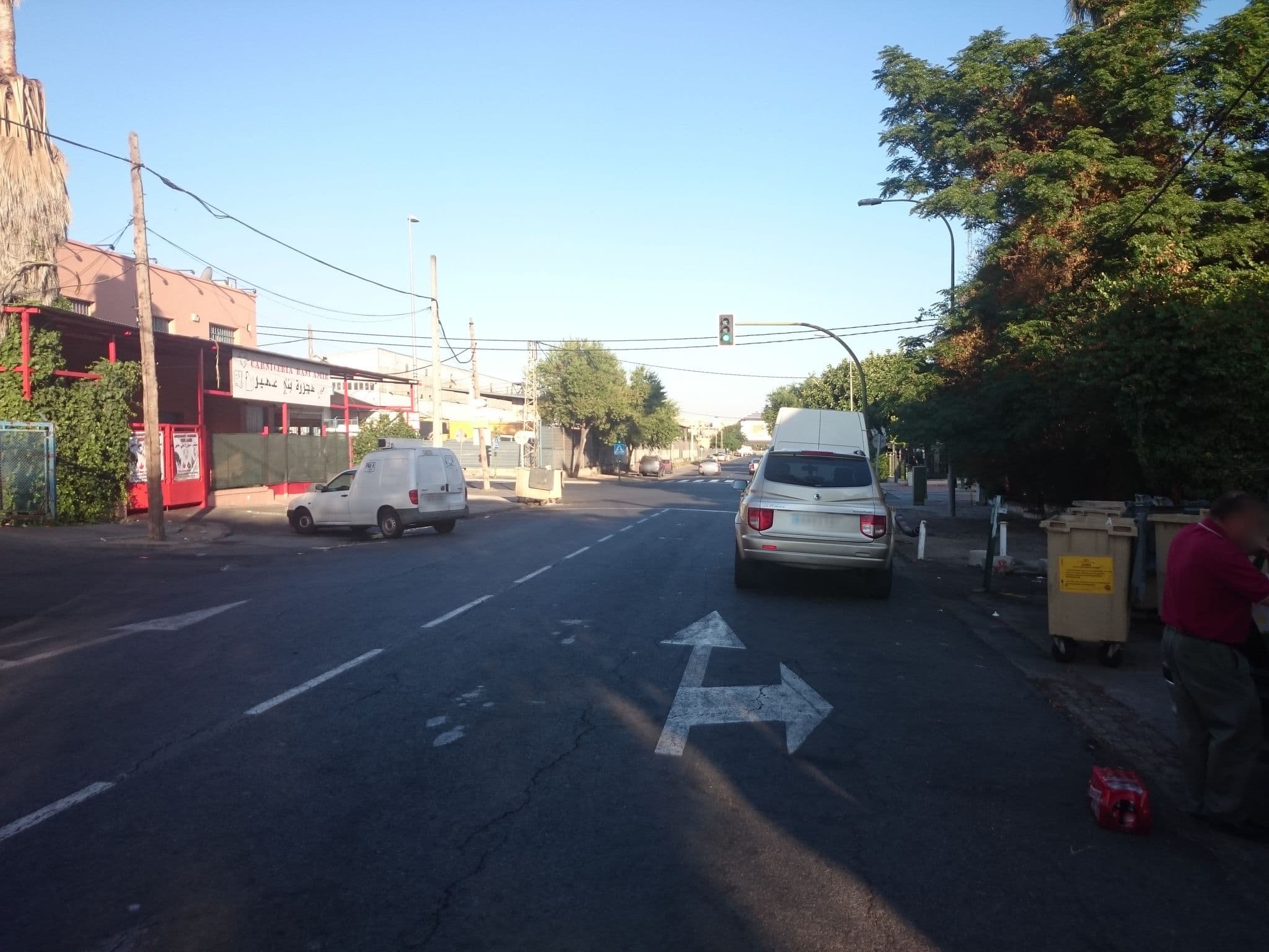 Street view near J. J. Delgado Central Hostelera, Sevilla — © jag (CC BY-SA · Mapillary)