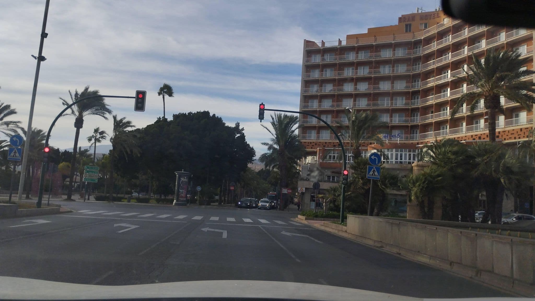 Street view near Oh!tels Gran hotel Almería, Almería — © hhkaos (CC BY-SA · Mapillary)