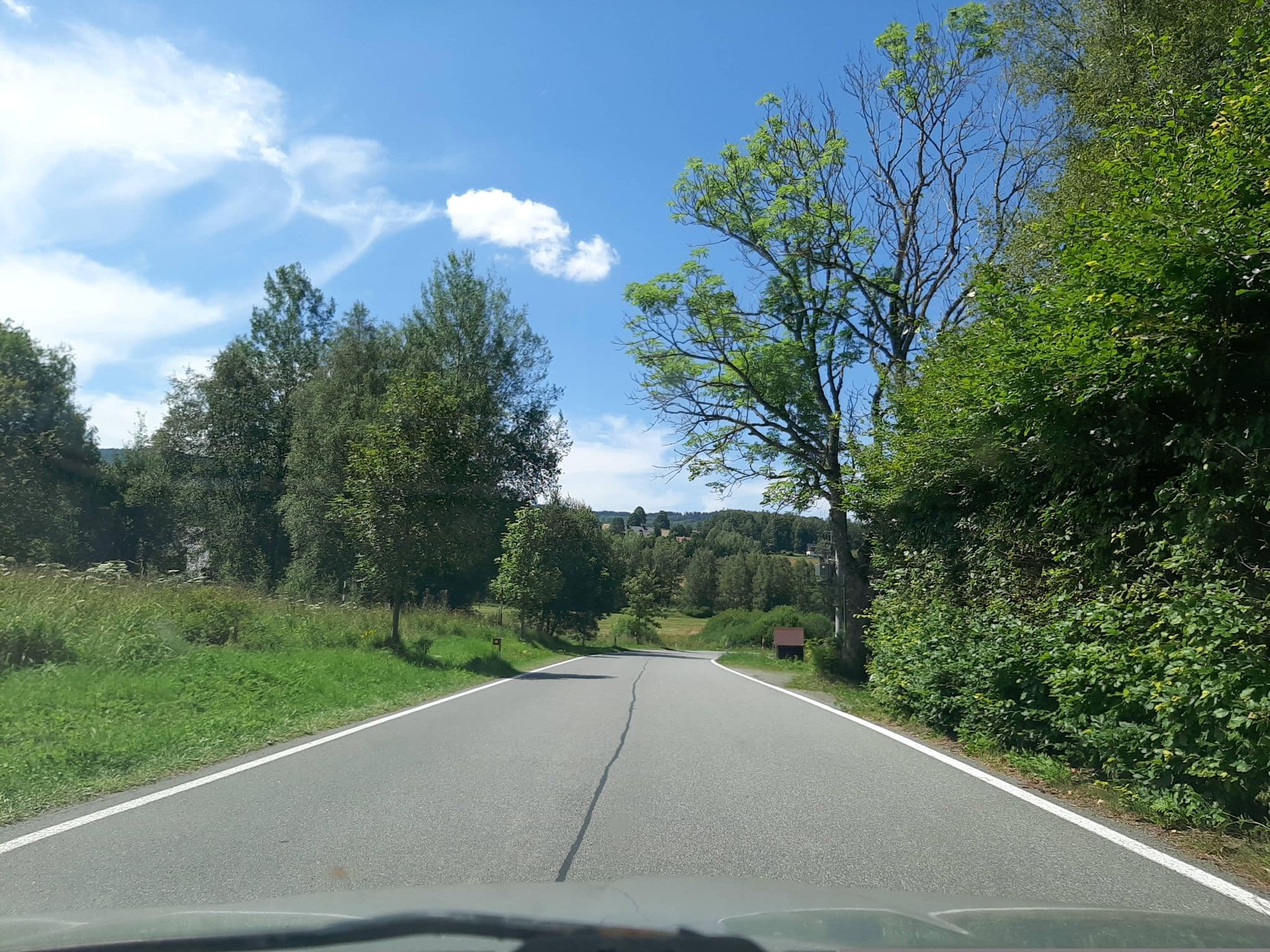Street view near Pension Liška, Kašperské Hory — © CBradioCZ (CC BY-SA · Mapillary)