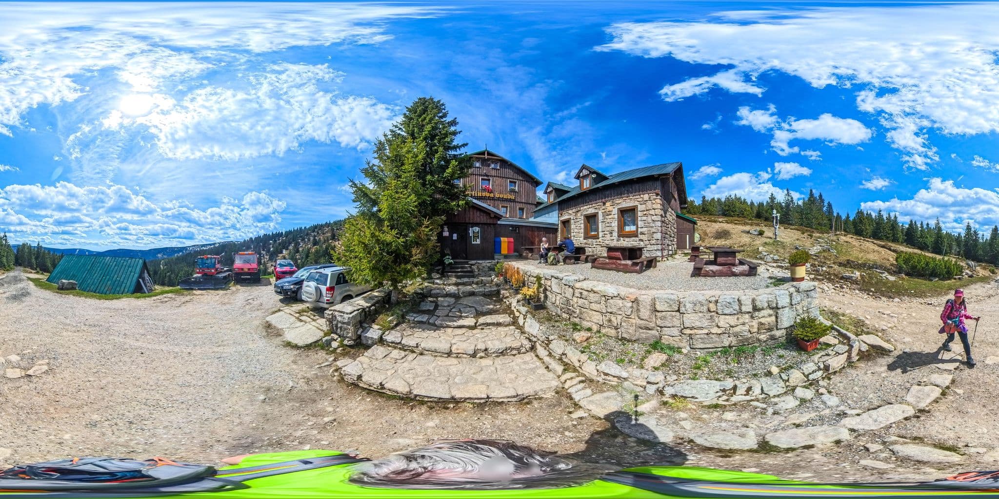 Street view near Martinova bouda, Špindlerův Mlýn