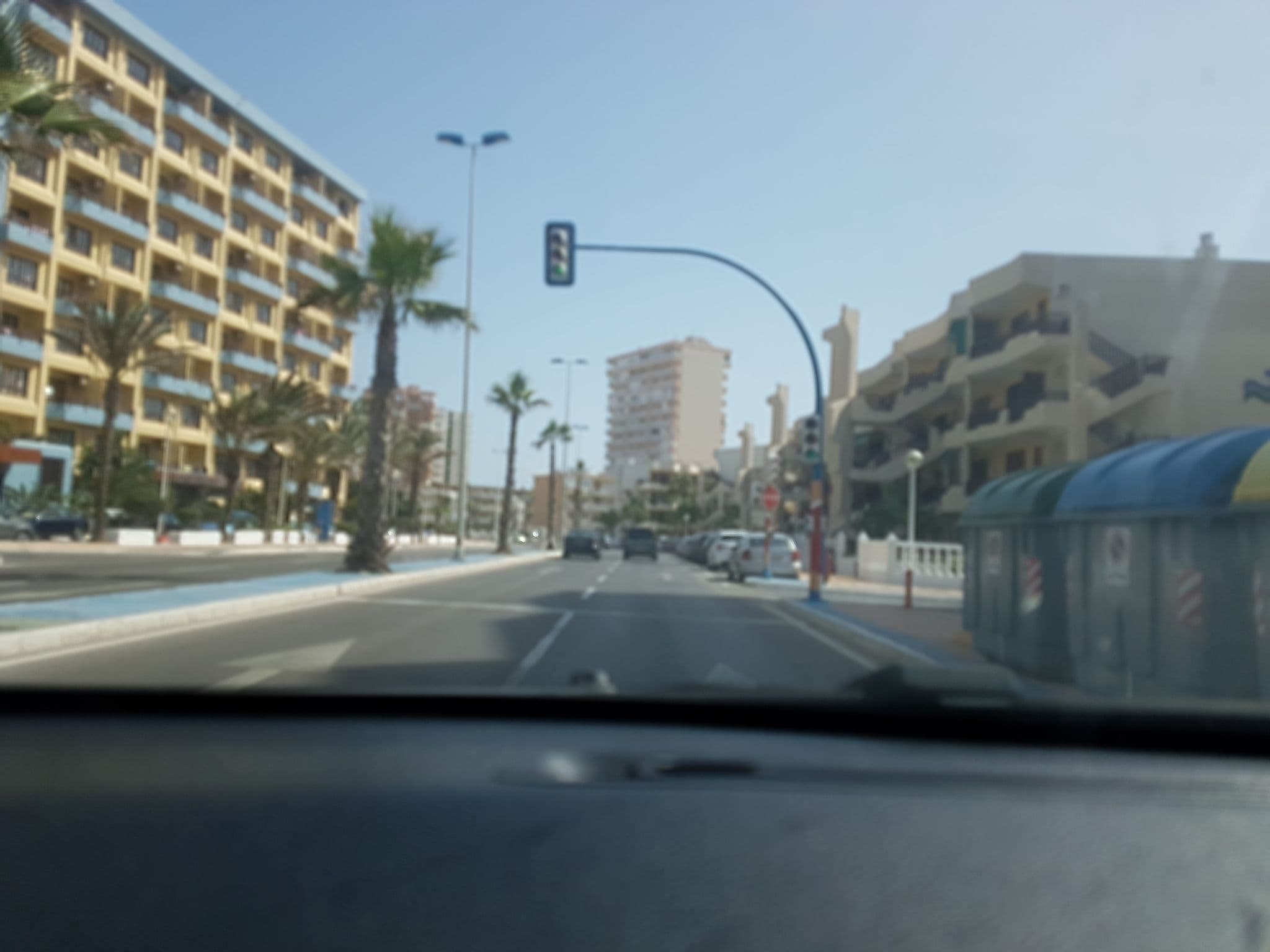 Street view near Apartamentos Altair la Manga, La Manga del Mar Menor — © tony_emery (CC BY-SA · Mapillary)
