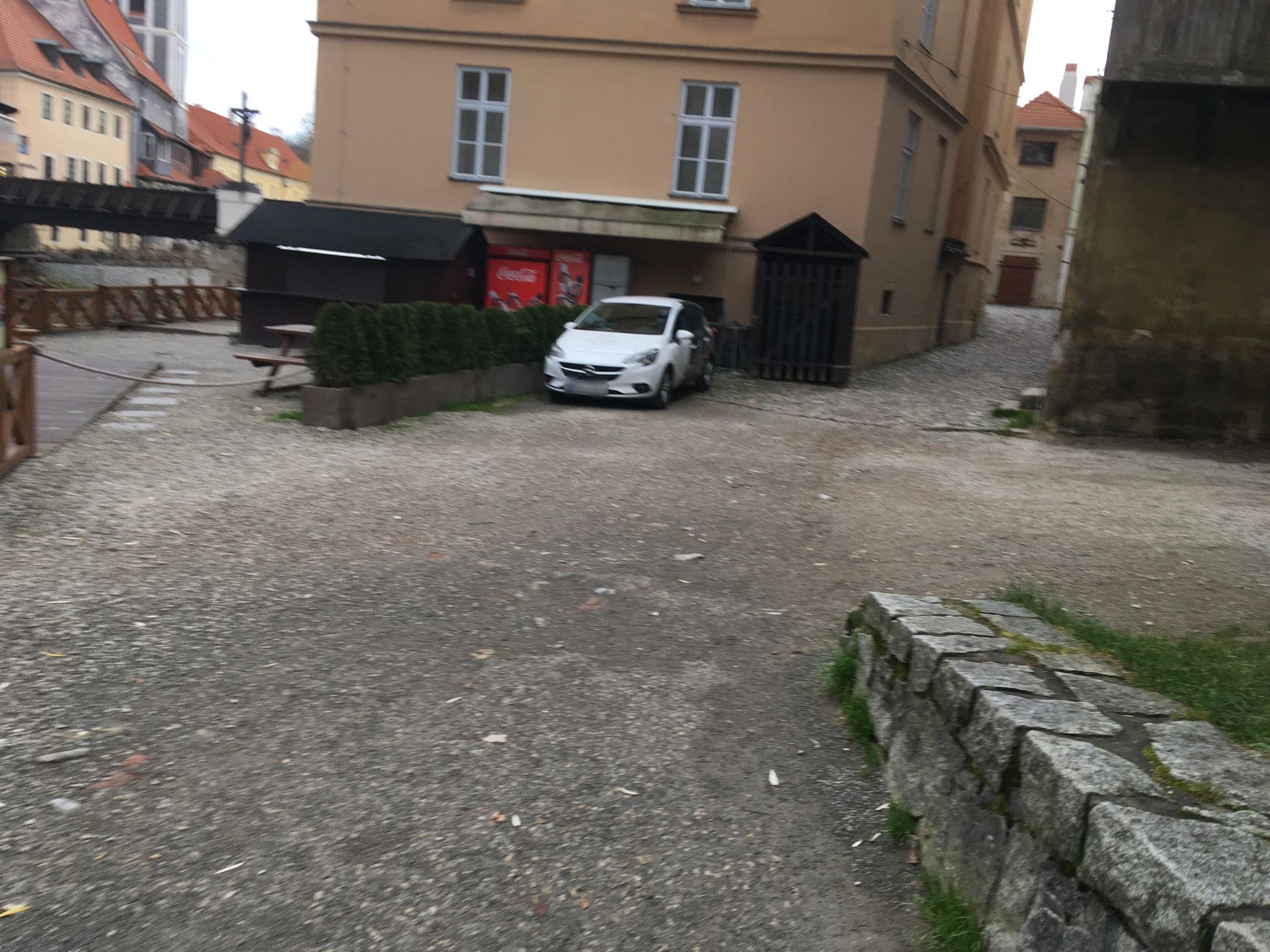 Street view near Hotel Dvořák, Český Krumlov