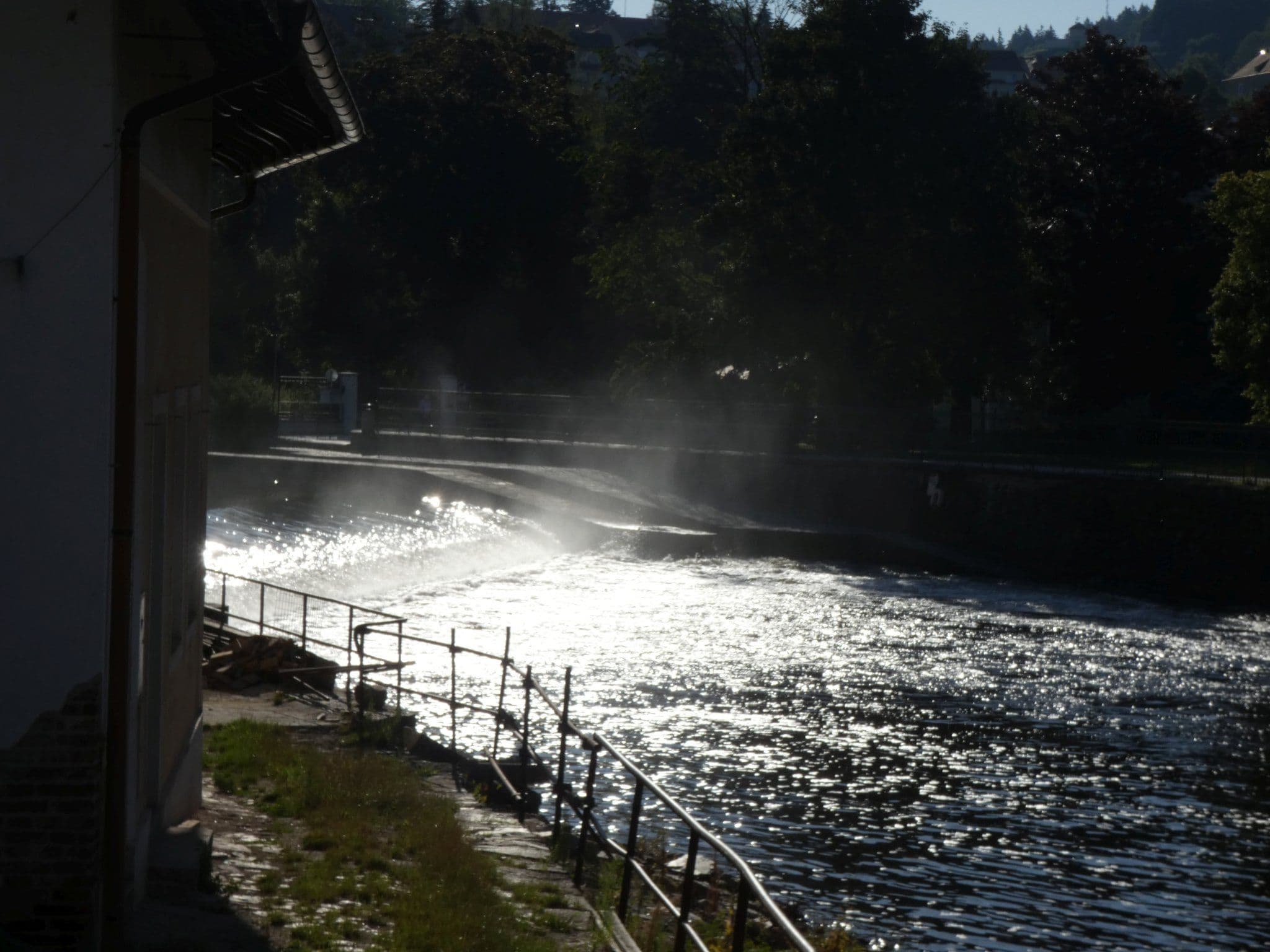 Street view near Hostel Merlin, Český Krumlov