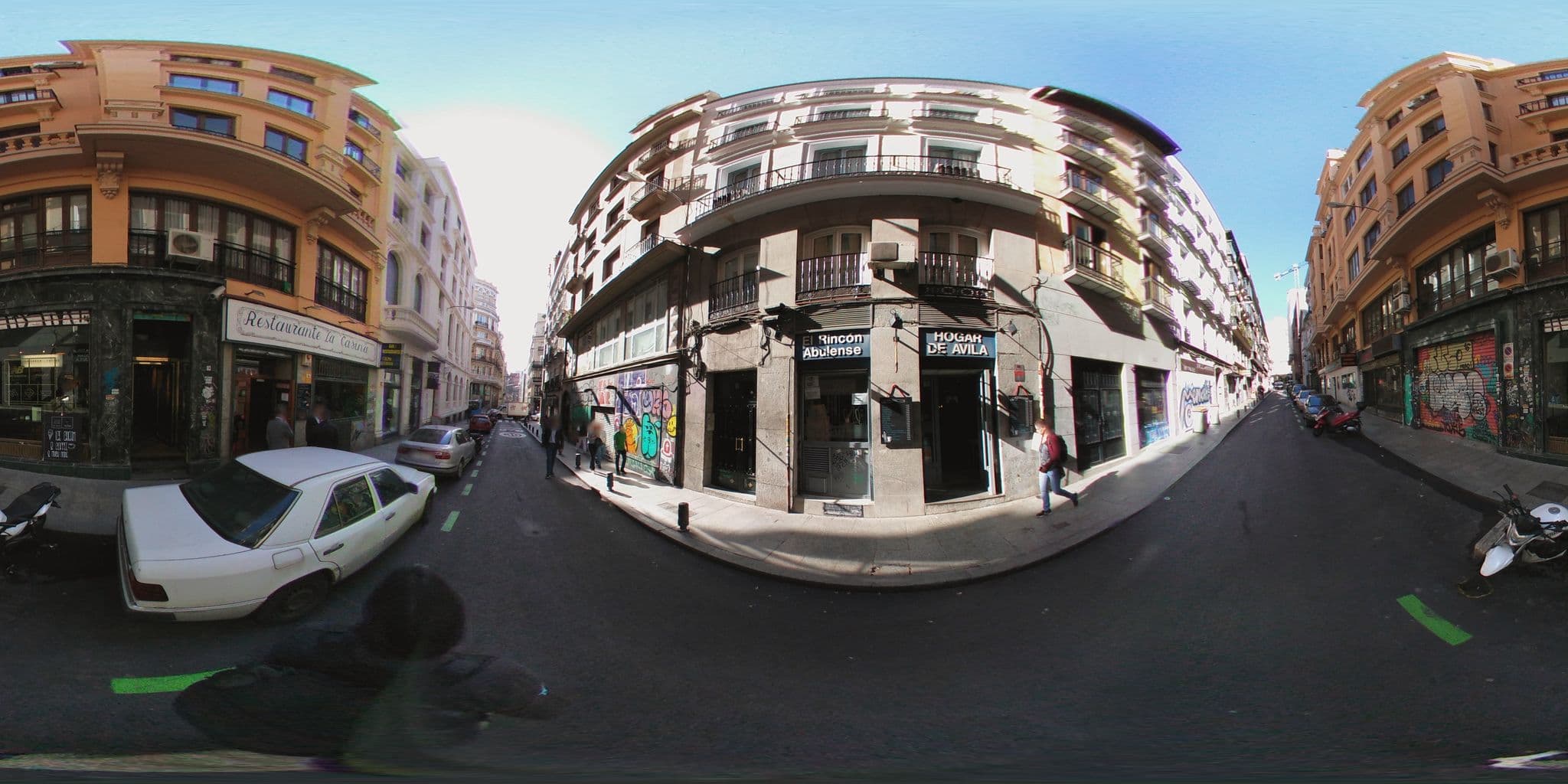 Street view near Caballero De Gracia Appartments, Madrid Centro — © ccossio (CC BY-SA · Mapillary)