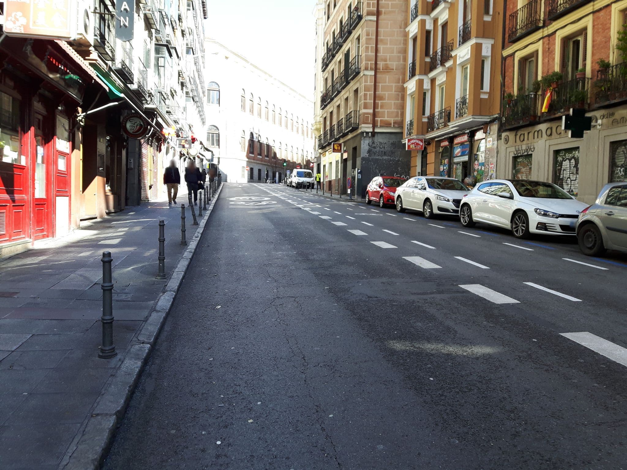 Street view near Hostal Foster Suites, Universidad — © wusel007 (CC BY-SA · Mapillary)
