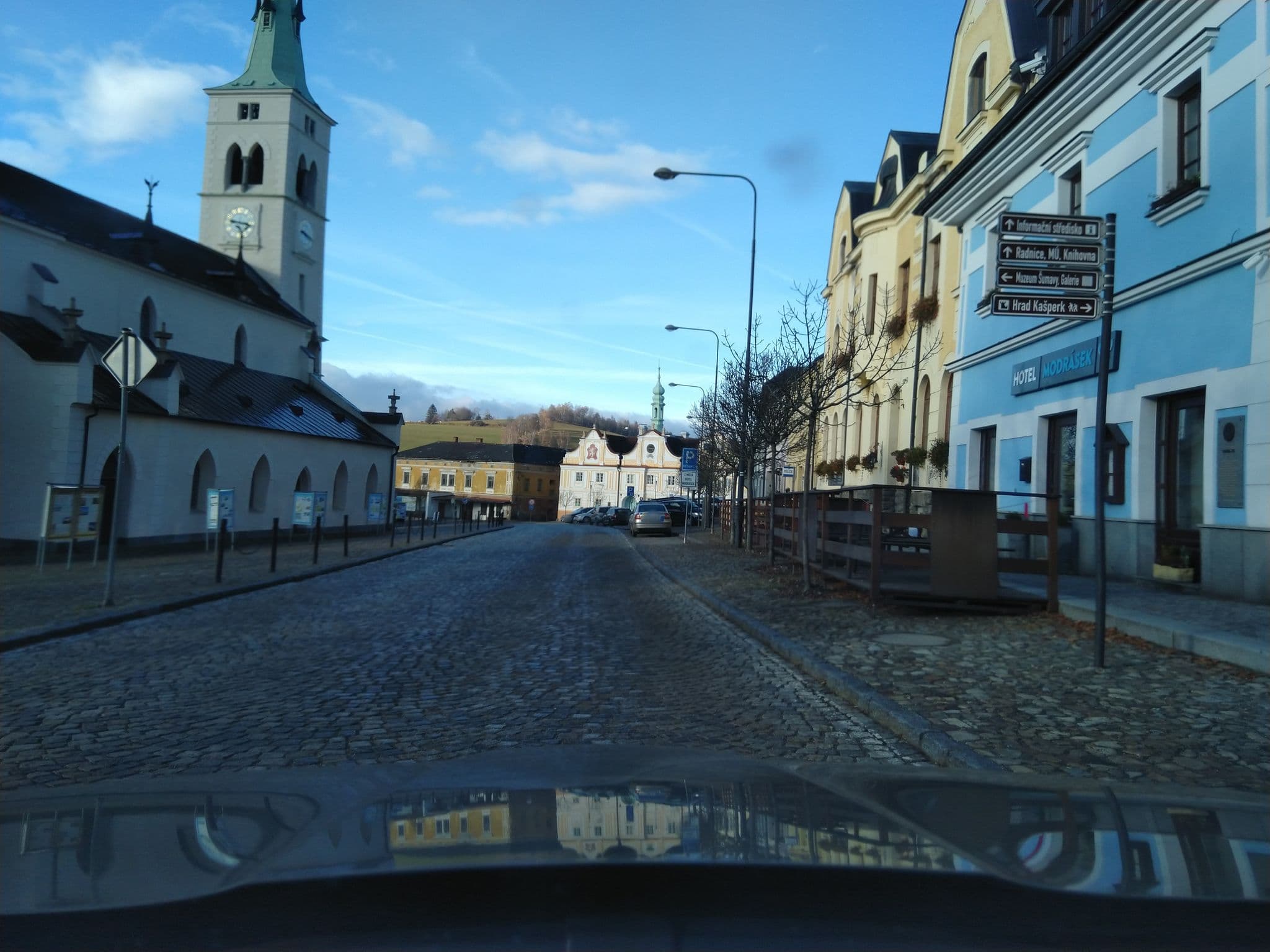 Street view near Modrásek, Kašperské Hory — © vwv (CC BY-SA · Mapillary)