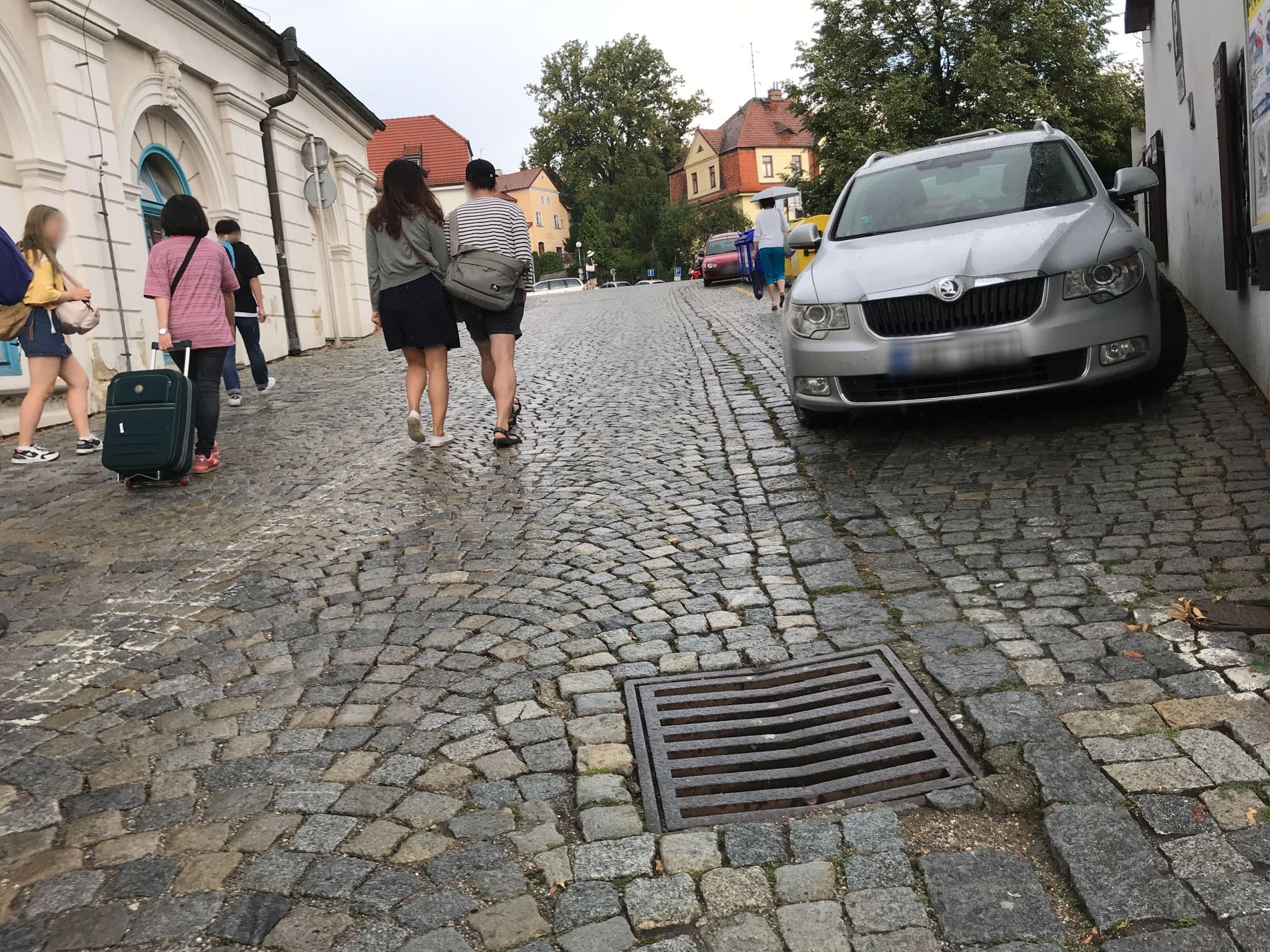 Street view near Pension Landauer, Český Krumlov