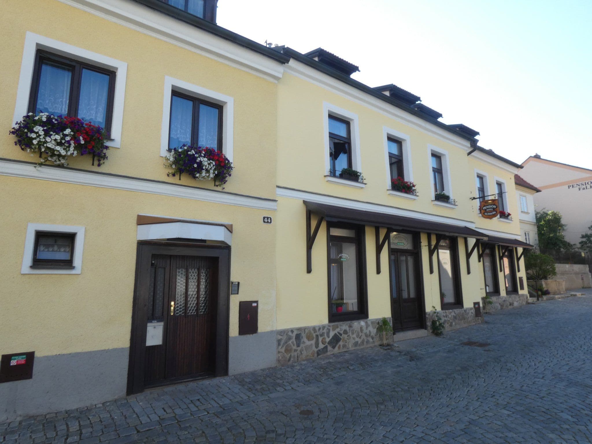 Street view near Villa Margarita, Český Krumlov