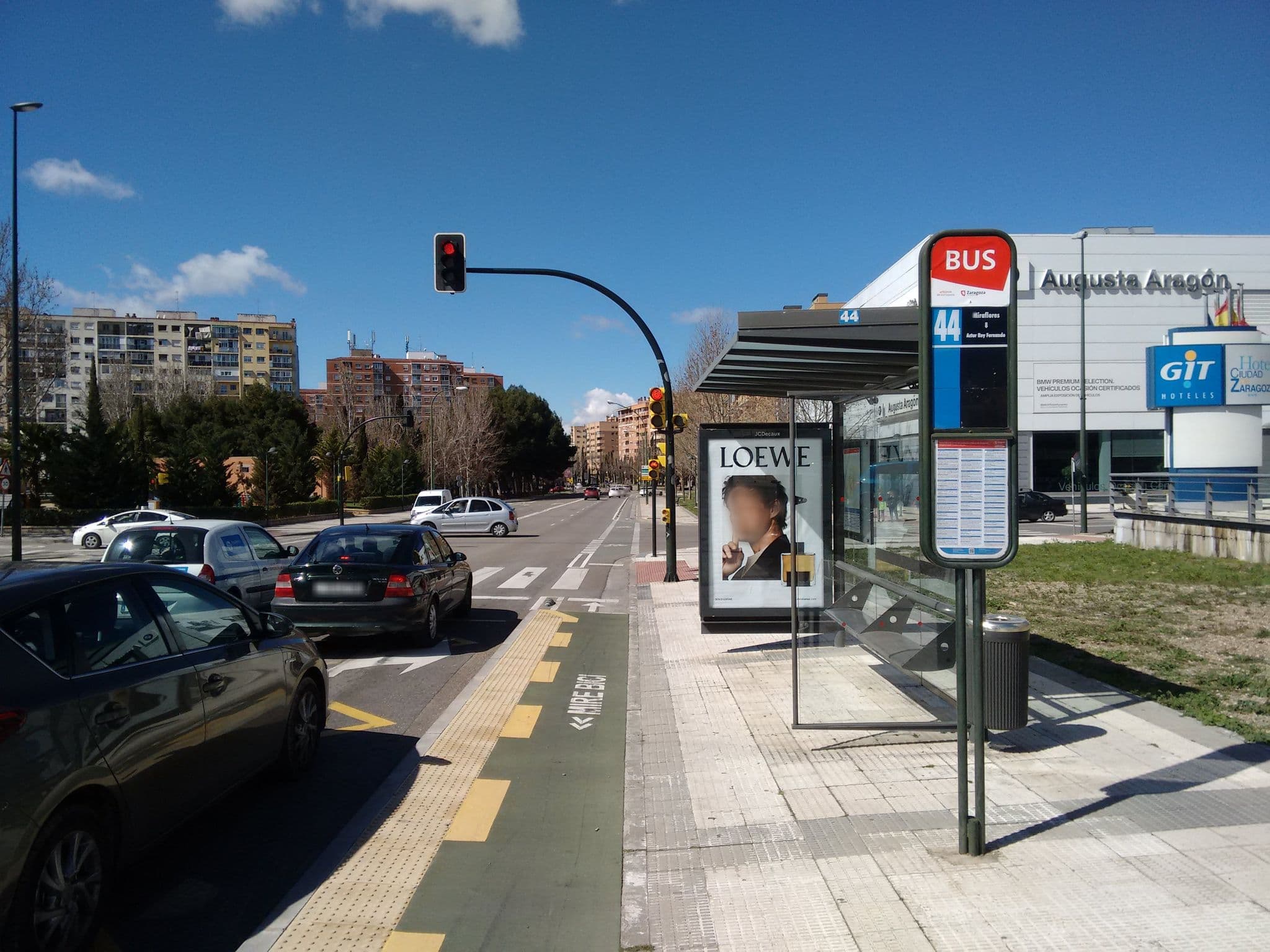 Street view near Nexh Hotel, Zaragoza — © robot8a (CC BY-SA · Mapillary)