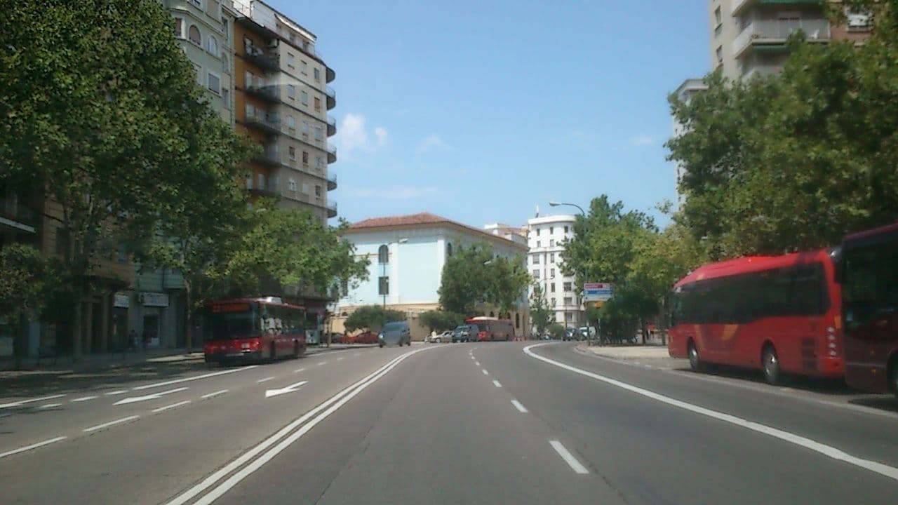 Street view near Pension La Ferroviaria, Zaragoza — © msevilla00 (CC BY-SA · Mapillary)