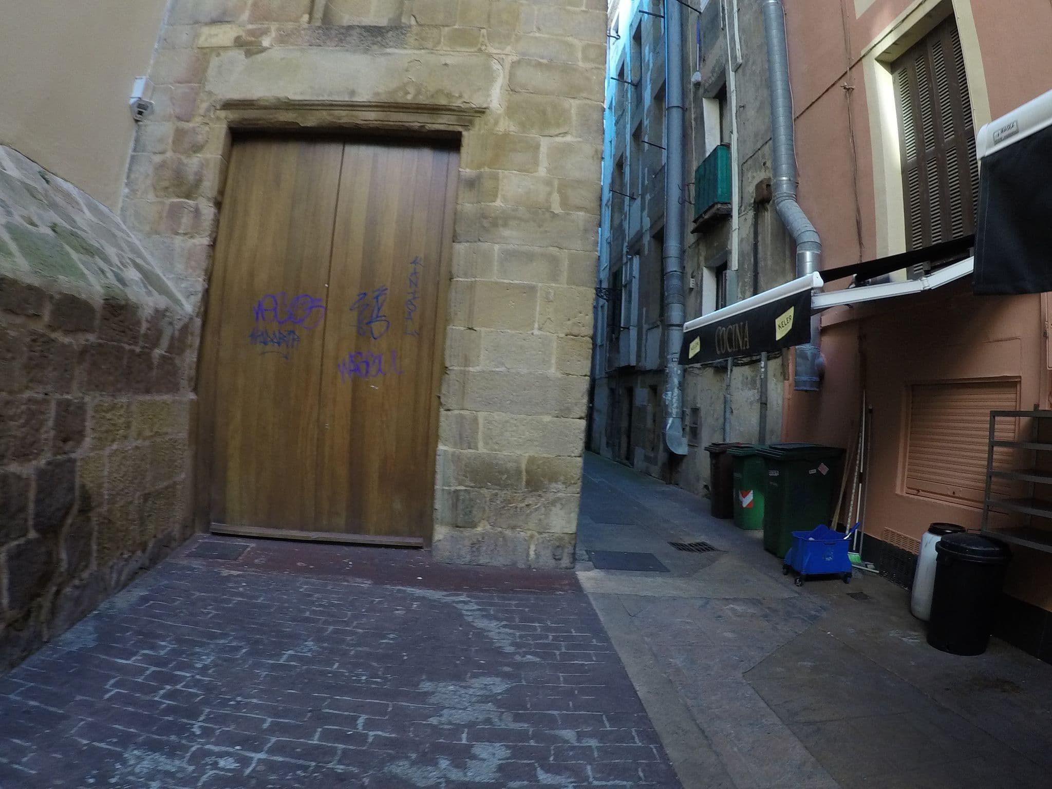 Street view near Surf Backpacker Hostel, Donostia / San Sebastián — © chrisbeddow (CC BY-SA · Mapillary)