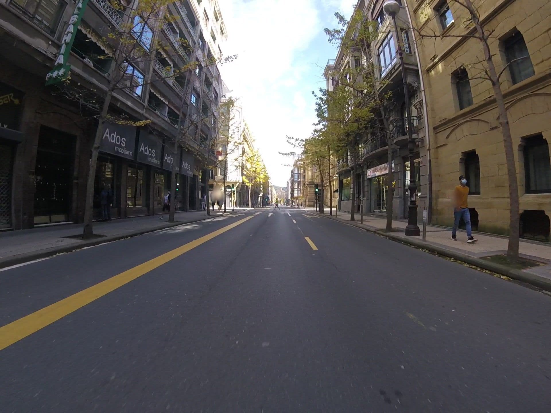 Street view near Pension Amalur, Donostia / San Sebastián — © mikelo (CC BY-SA · Mapillary)