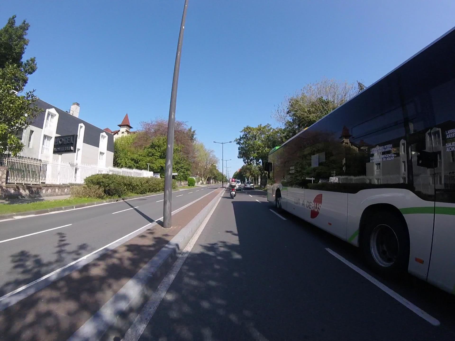 Street view near Hotel Ulia, Donostia / San Sebastián — © mikelo (CC BY-SA · Mapillary)