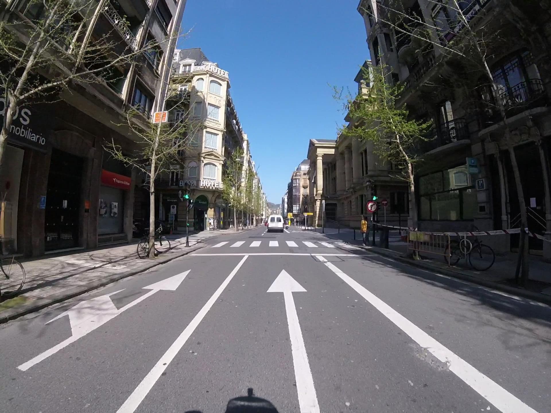Street view near Hostel Bahia, Donostia / San Sebastián — © mikelo (CC BY-SA · Mapillary)