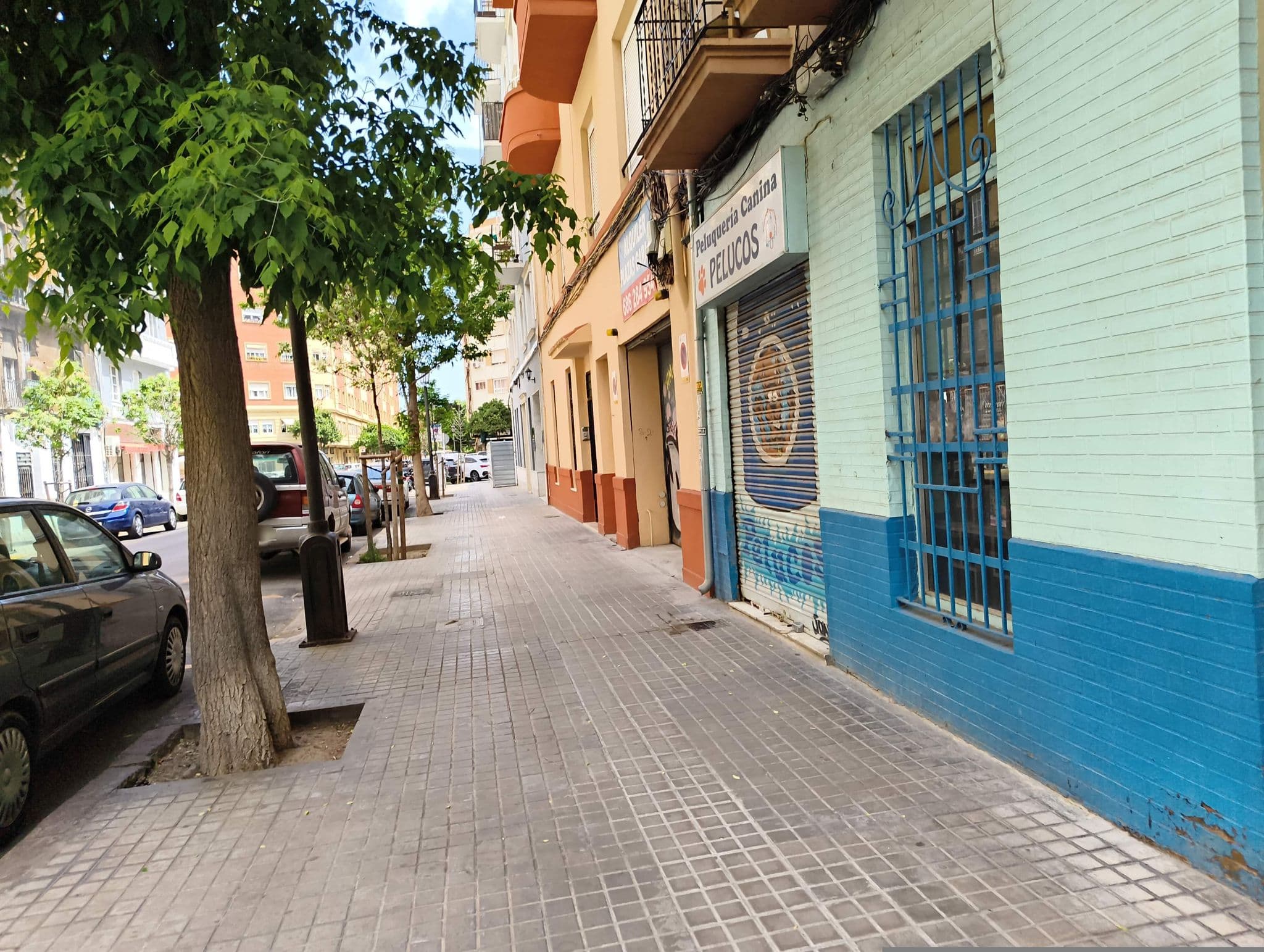 Street view near iberis aparthotel, Valencia — © marcuscalabresus (CC BY-SA · Mapillary)