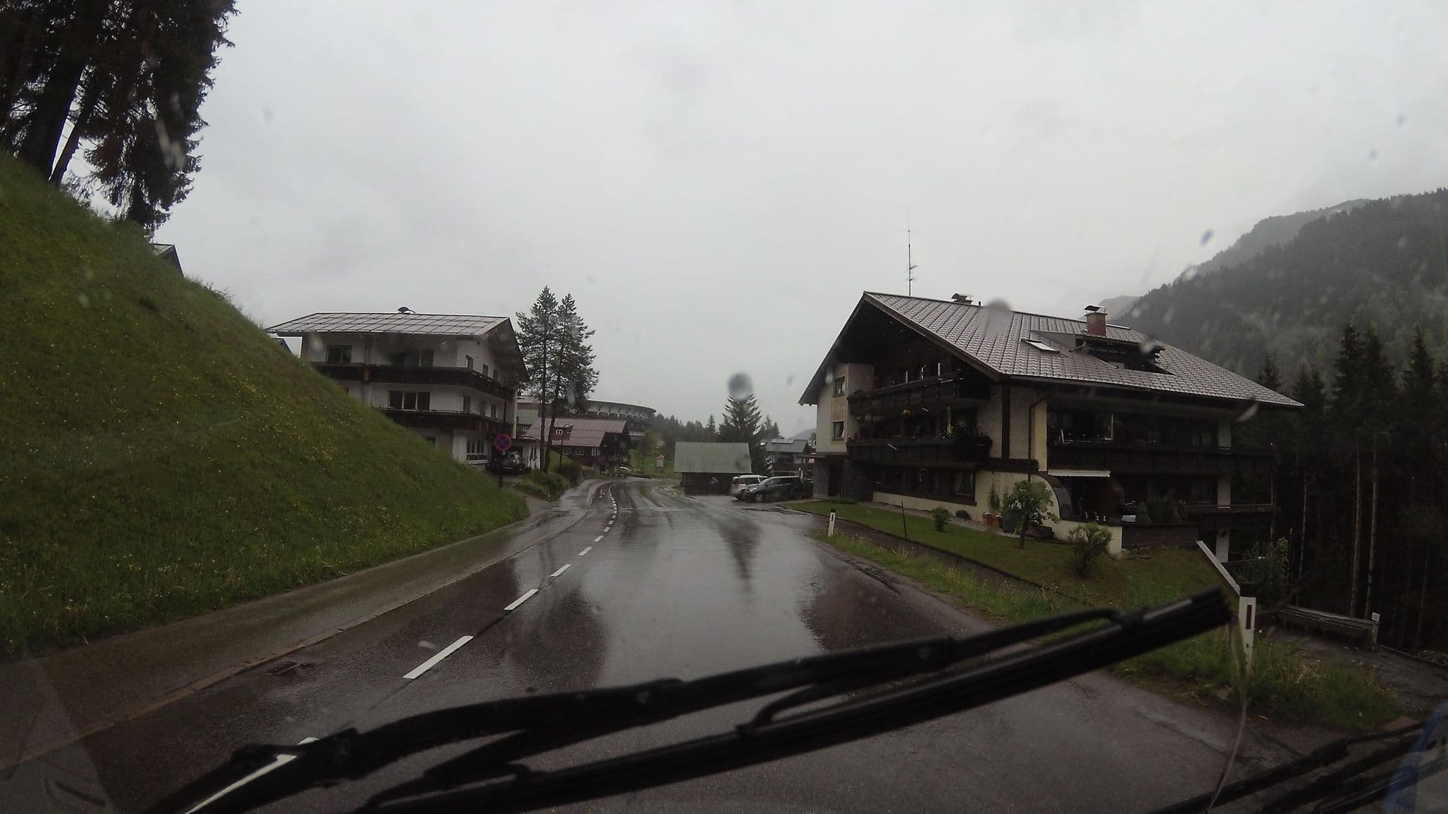 Street view near Hotel Tanneneck, Hirschegg