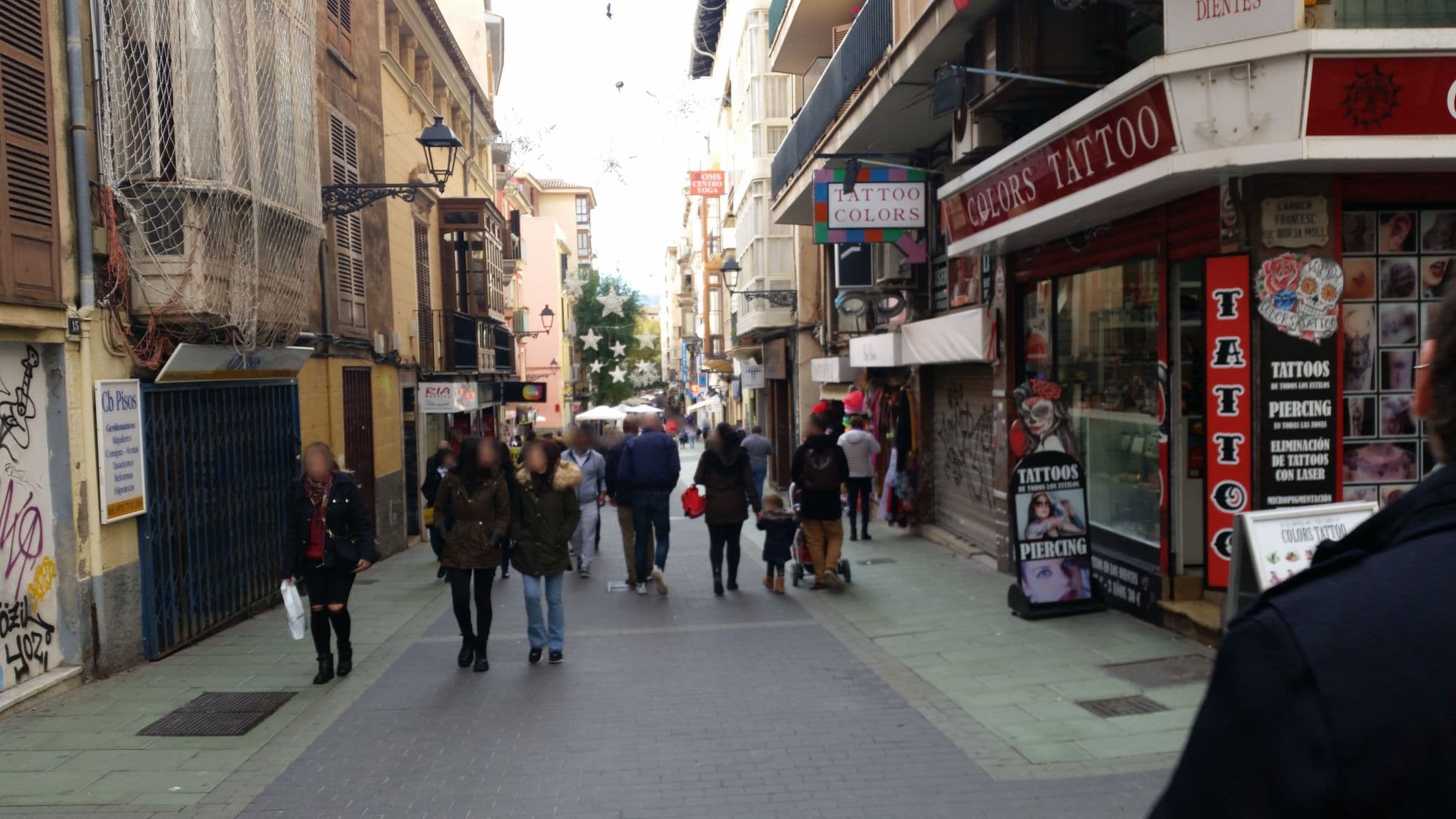 Street view near Pensió d'es Forteza-rey & Cabeza, Palma — © elgaard (CC BY-SA · Mapillary)