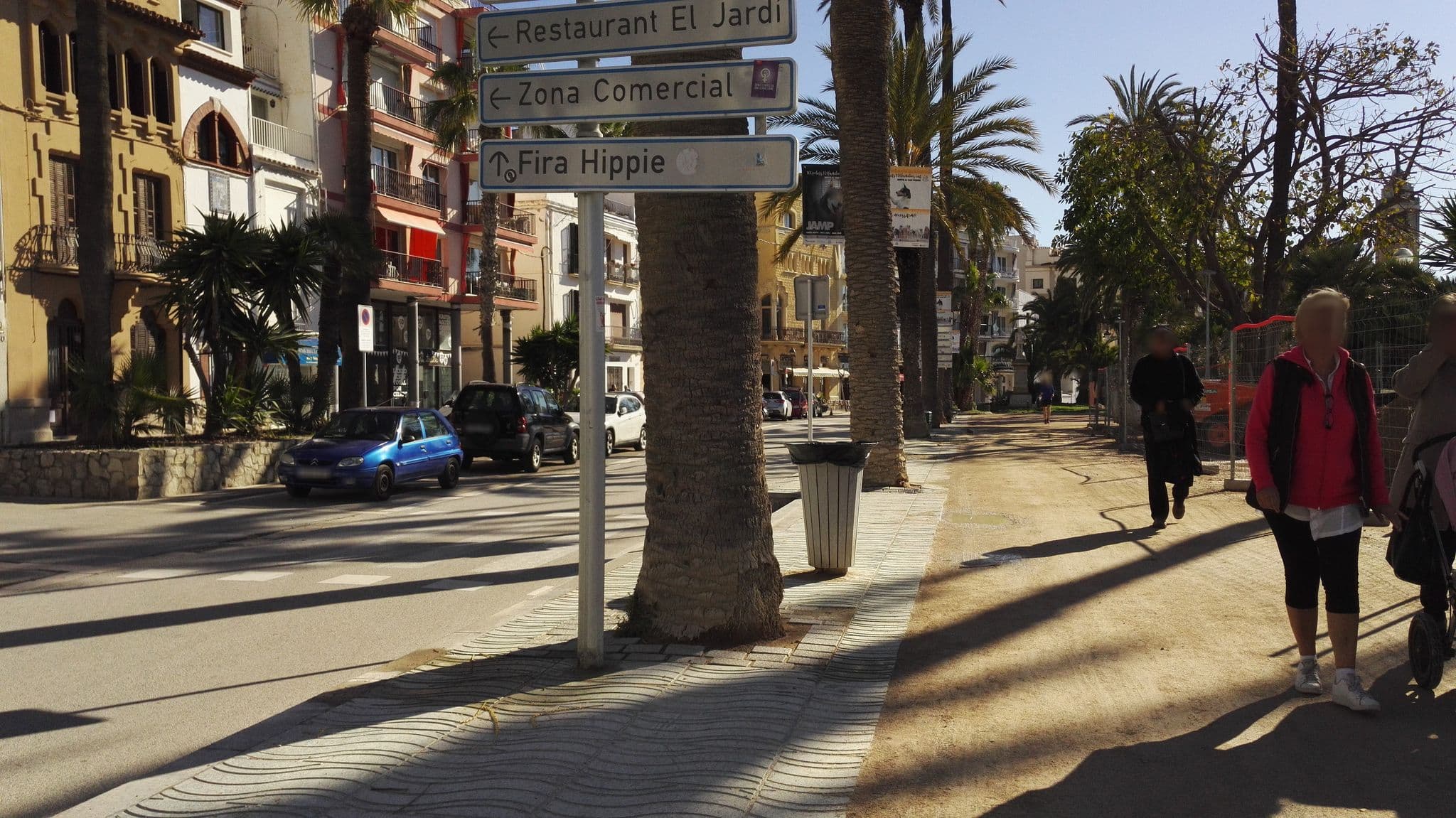 Street view near Hotel Platjador Sitges, Sitges — © marcuscalabresus (CC BY-SA · Mapillary)