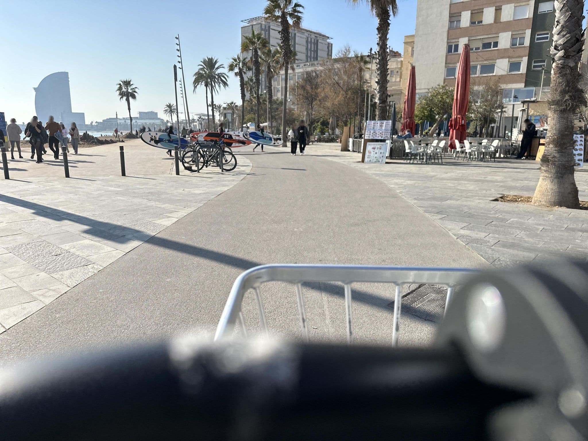 Street view near Barceloneta Suites, la Barceloneta — © RSTQ (CC BY-SA · Mapillary)
