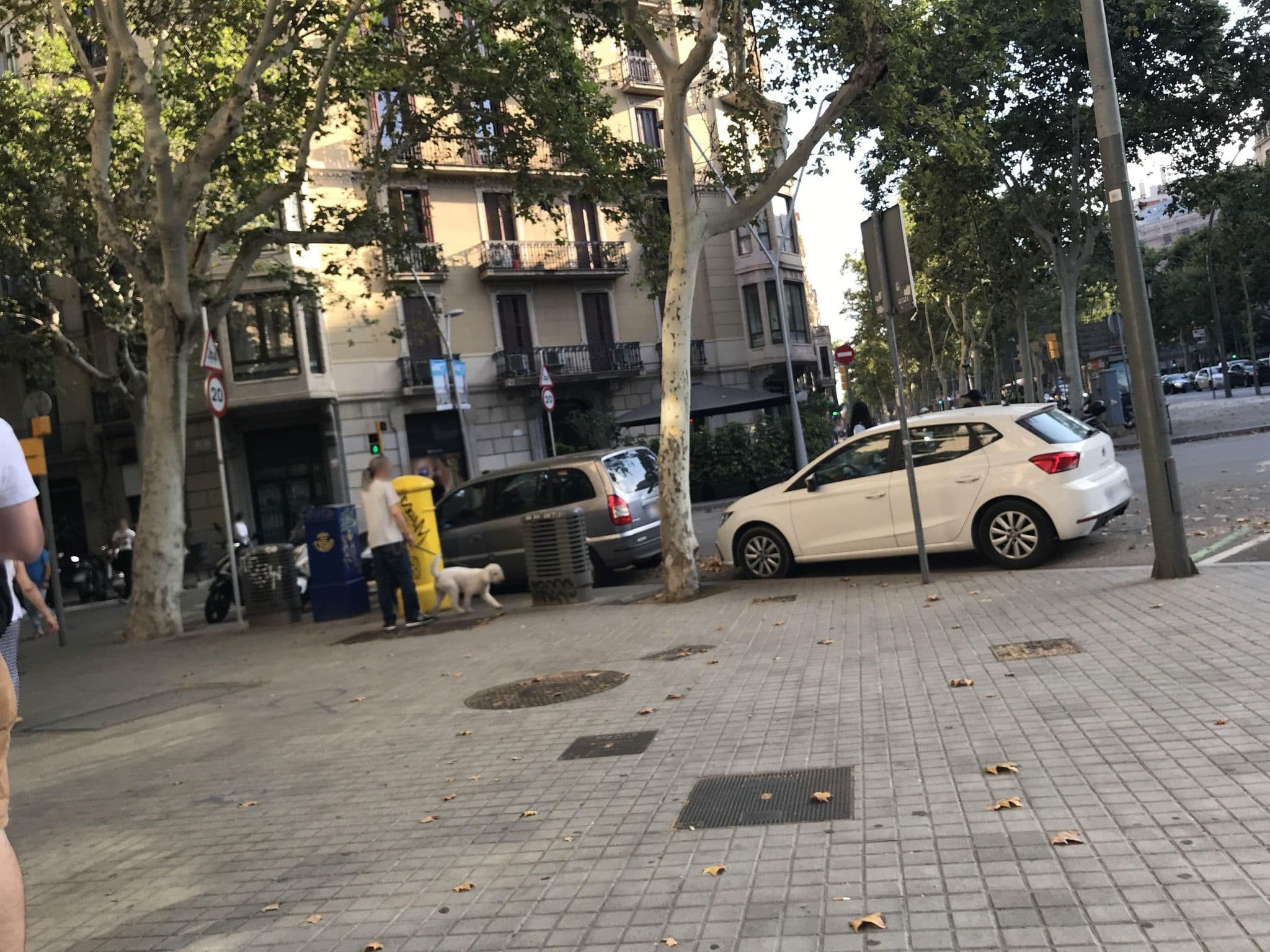 Street view near Hostal Martina, Fort Pienc — © miguel_andrade (CC BY-SA · Mapillary)
