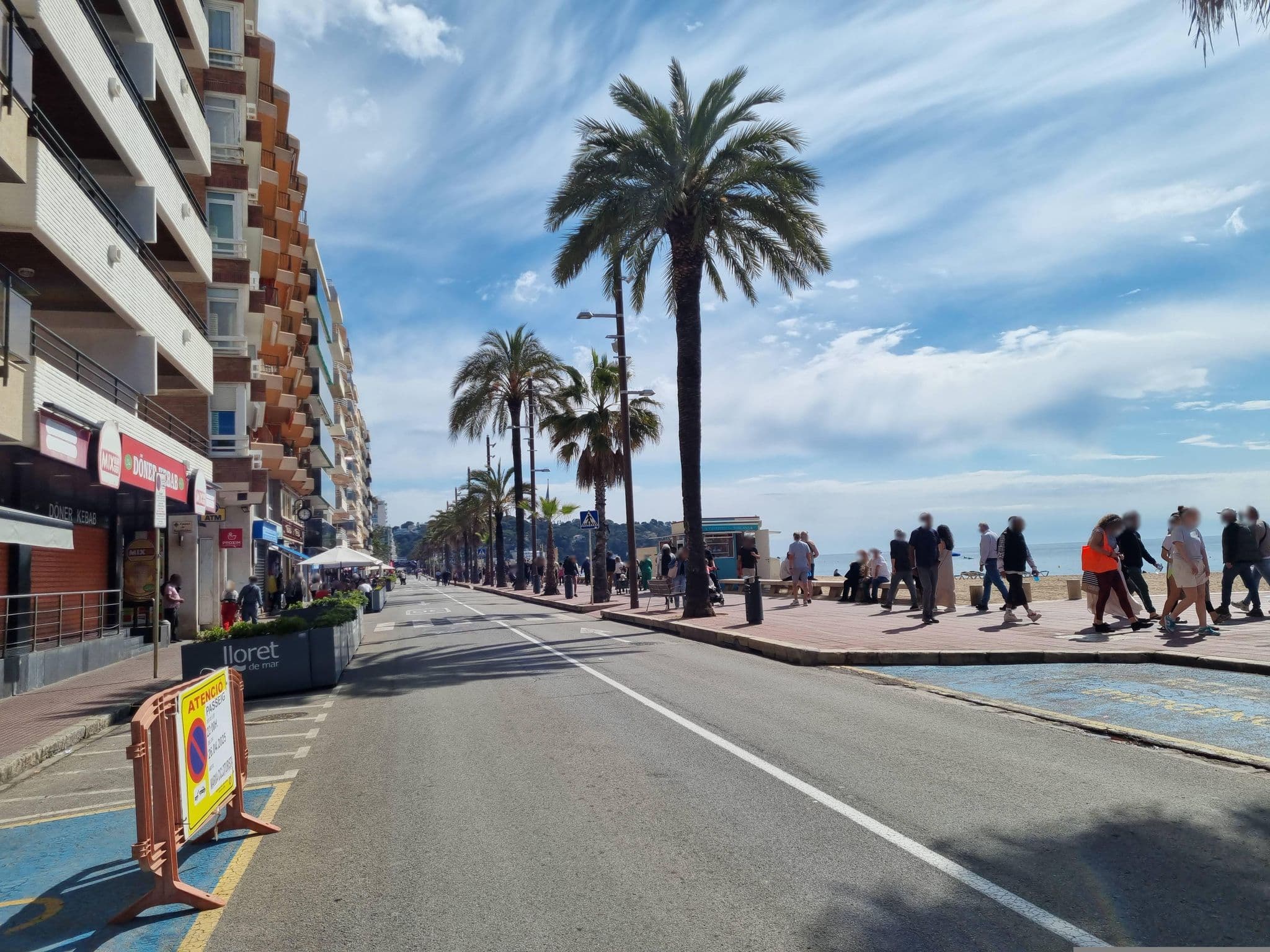 Street view near Bungalow Cala Canyelles, Lloret de Mar — © Franciscovalera (CC BY-SA · Mapillary)