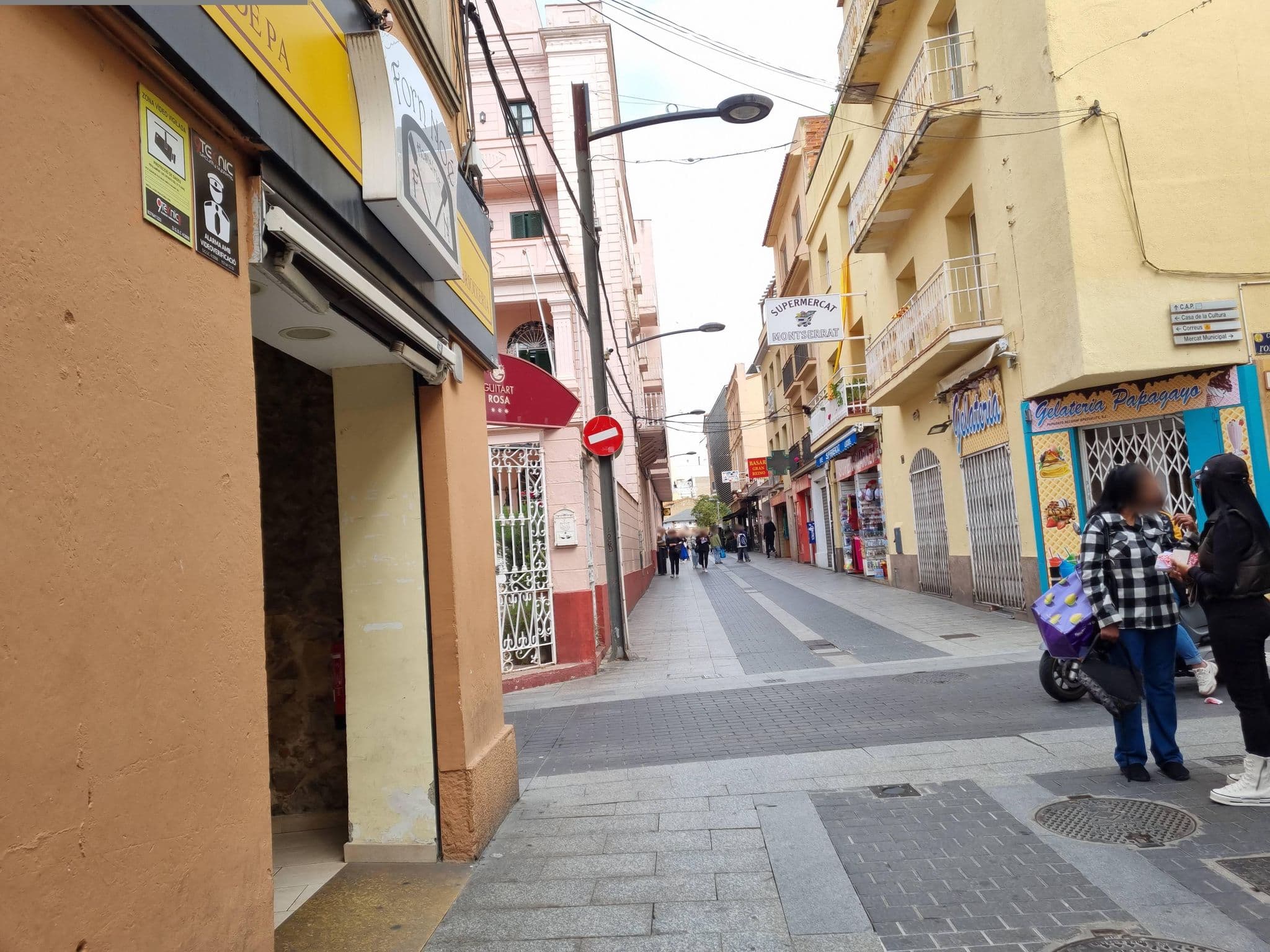 Street view near Pension Montecarmelo, Lloret de Mar — © Franciscovalera (CC BY-SA · Mapillary)