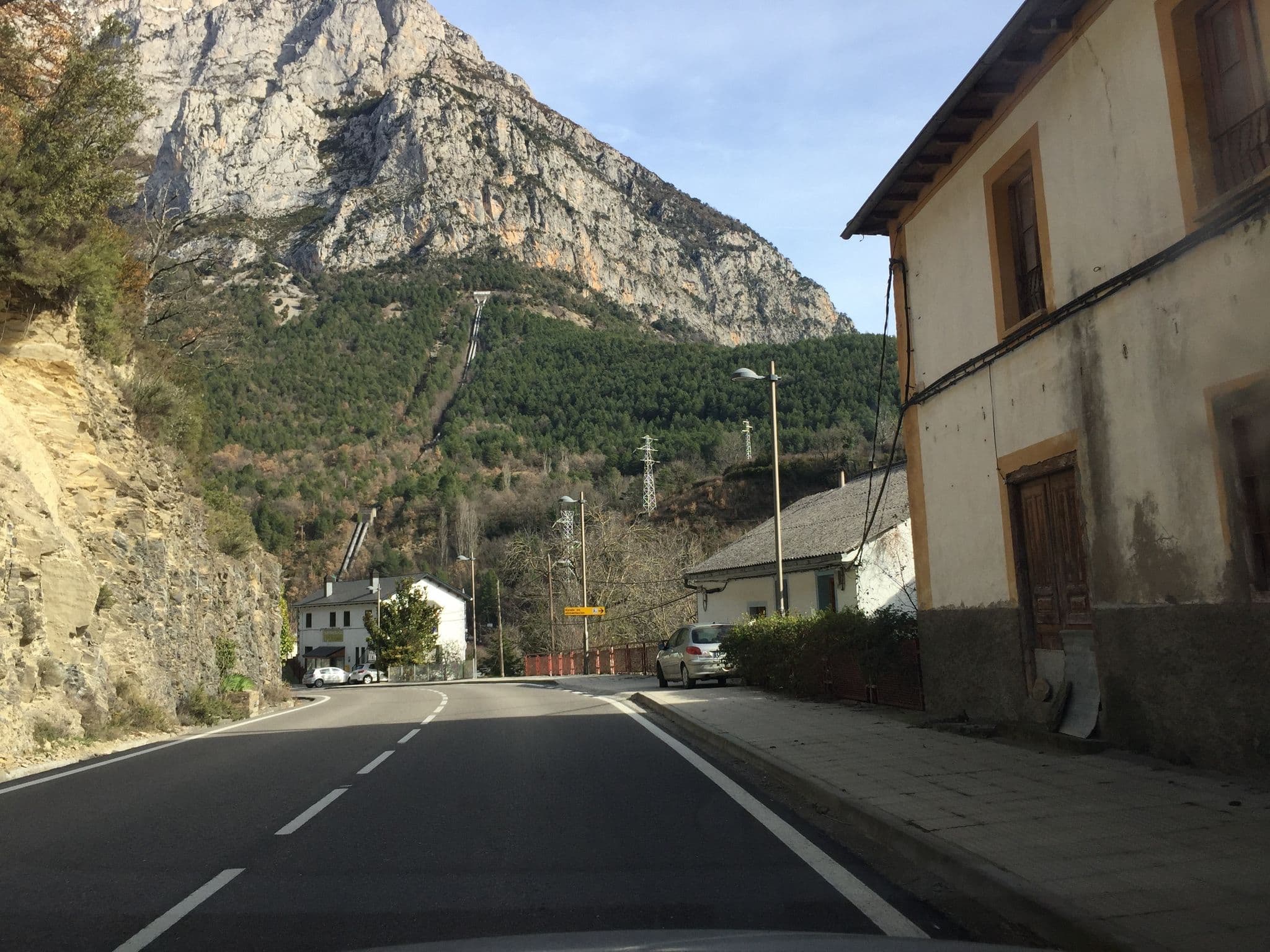 Street view near Casa Tomás, Aínsa — © pgiraud (CC BY-SA · Mapillary)