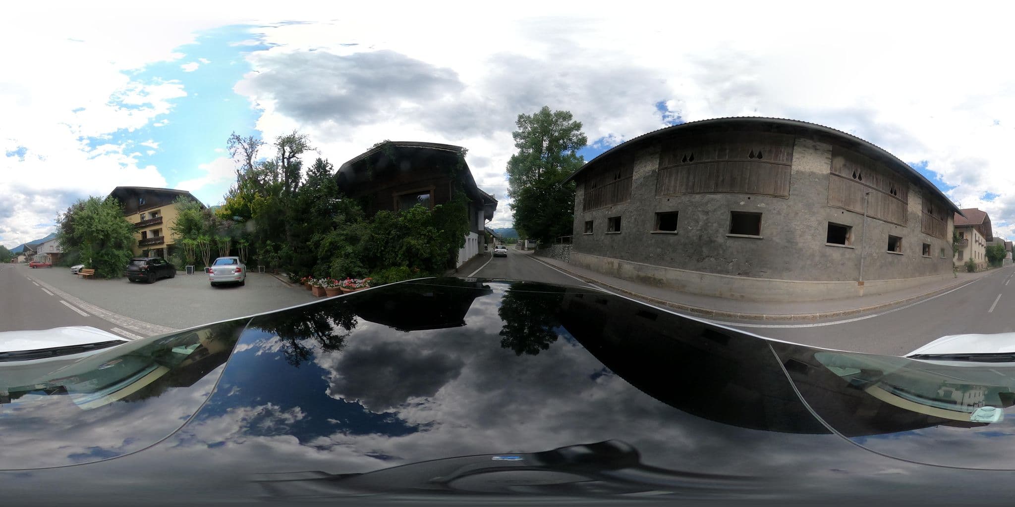Street view near Aparthotel Forellenhof Waldner, Kötschach — © peterleth (CC BY-SA · Mapillary)