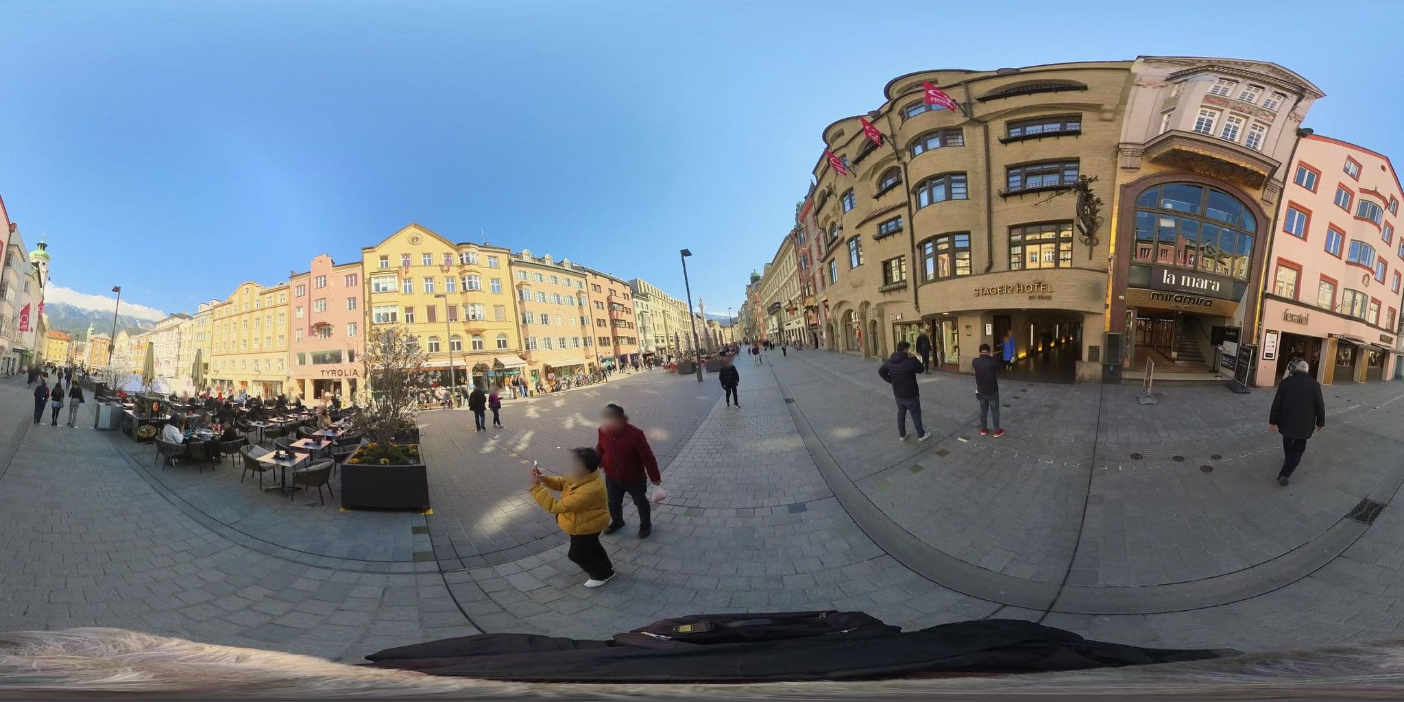 Street view near Stage12 Hotel, Innsbruck — © osmplus_org (CC BY-SA · Mapillary)
