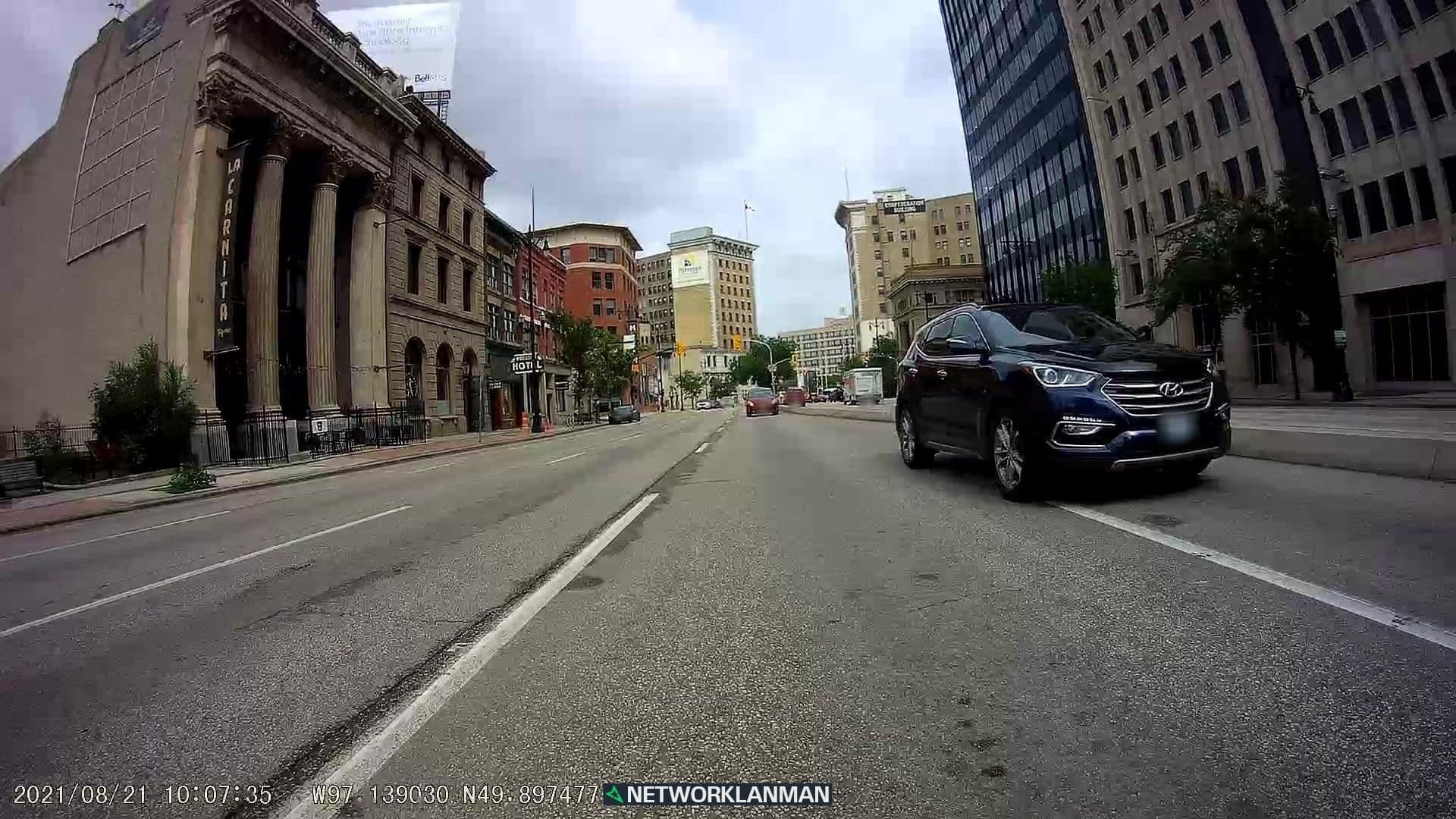 Street view near Woodbine Hotel, Winnipeg — © networklanman (CC BY-SA · Mapillary)