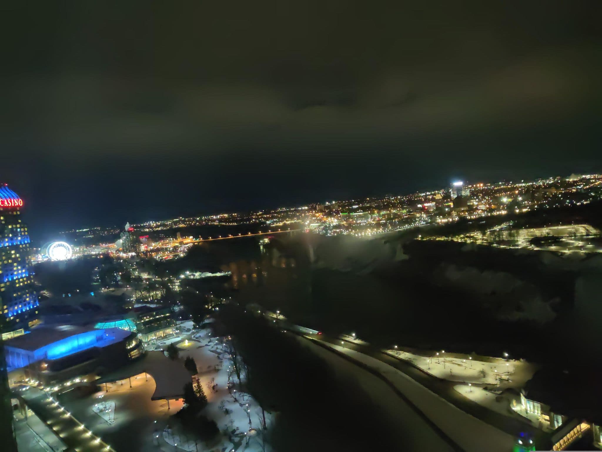 Street view near Fallsview Tower Hotel, Niagara Falls — © linuxnow (CC BY-SA · Mapillary)