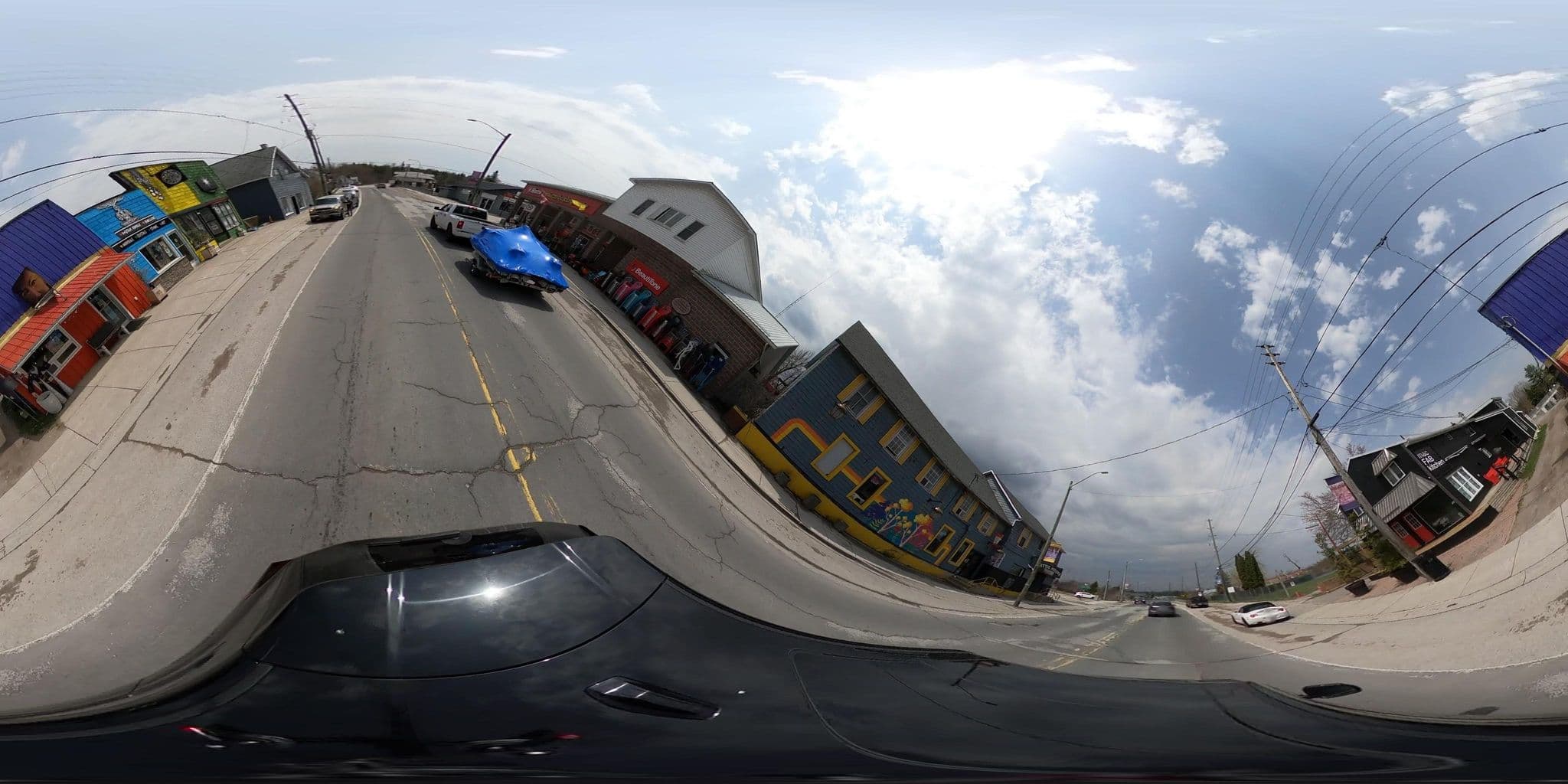 Street view near Tubby's motel, Fenelon Falls — © dfoden (CC BY-SA · Mapillary)