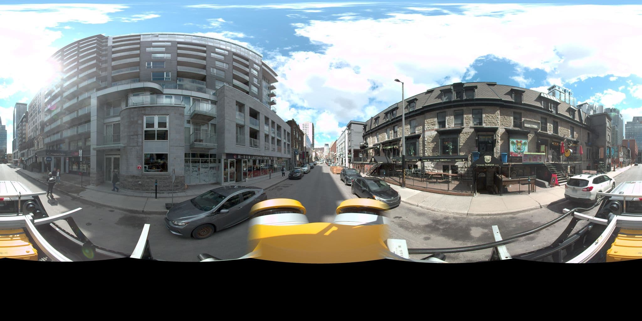 Street view near Comfort Suites Downtown Hotel Montreal, Ville-Marie — © VdM (CC BY-SA · Mapillary)