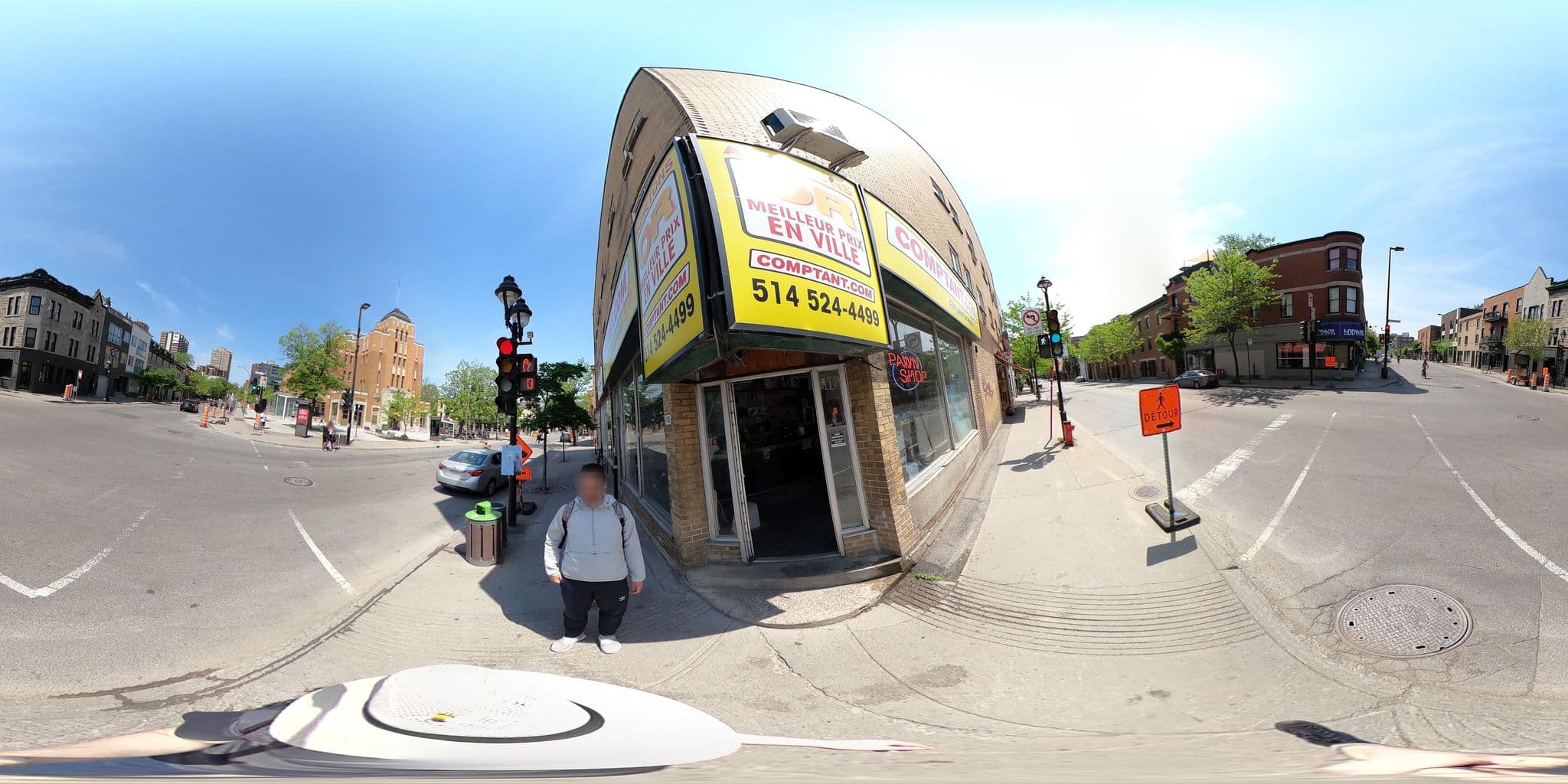 Street view near Globarent.com appartements meubles, Milton-Parc — © une_abeille (CC BY-SA · Mapillary)