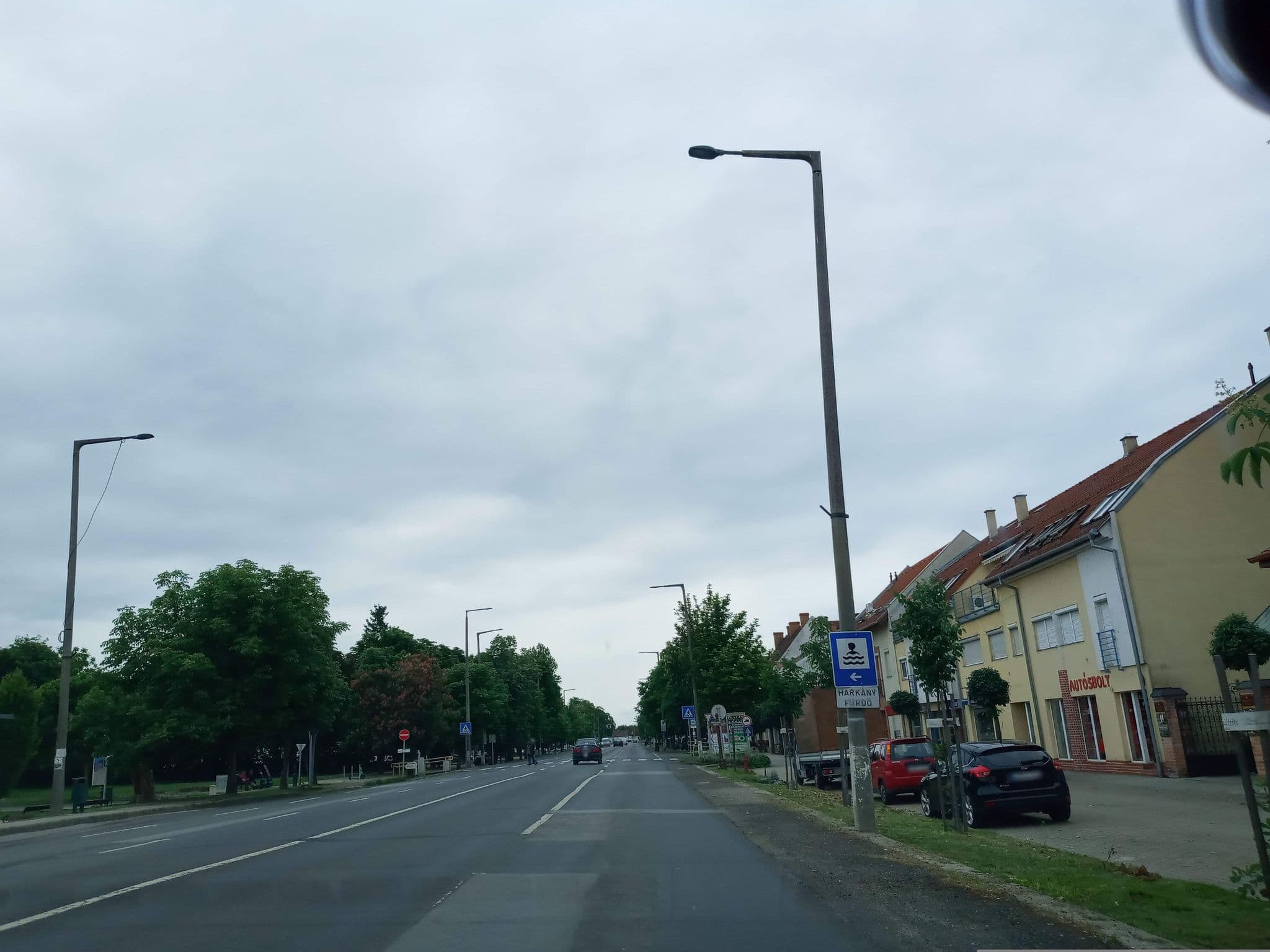 Street view near Xavin Hotel, Harkány — © magyarsi (CC BY-SA · Mapillary)