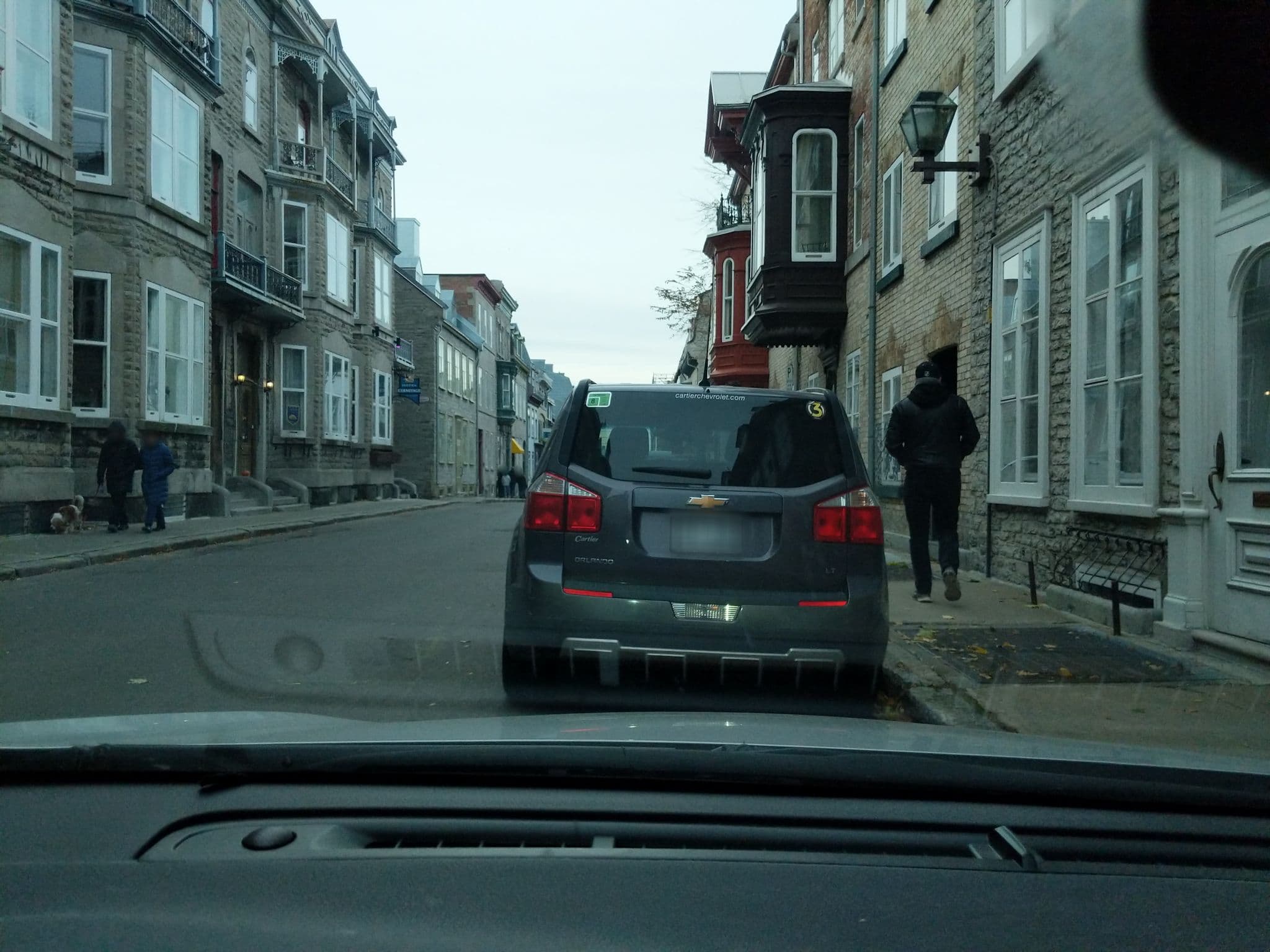 Street view near Hotel La Maison Demers, Québec — © daudrain (CC BY-SA · Mapillary)
