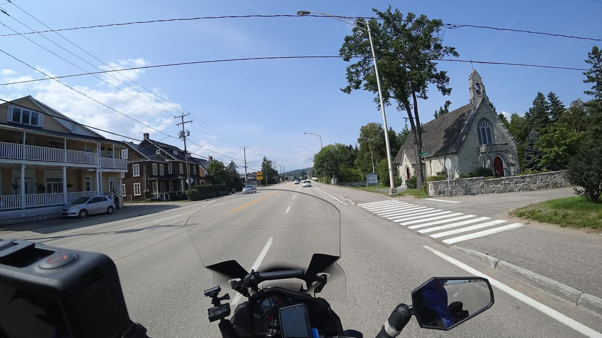 Street view near Gite la Voie du Coeur, La Malbaie — © michelcouturemotomcm (CC BY-SA · Mapillary)