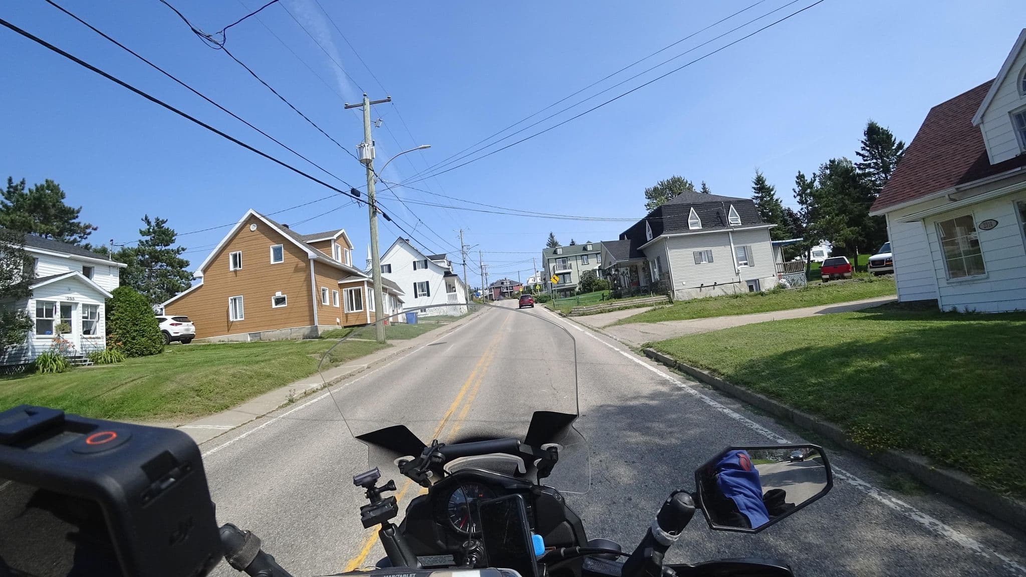 Street view near Aux Volets Verts, Baie-Saint-Paul — © michelcouturemotomcm (CC BY-SA · Mapillary)