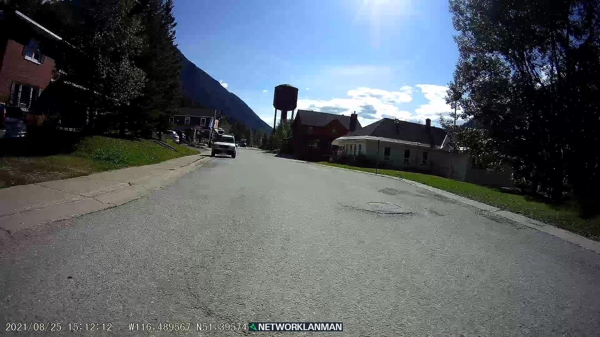 Street view near Canadian Rockies Inn, Golden — © networklanman (CC BY-SA · Mapillary)